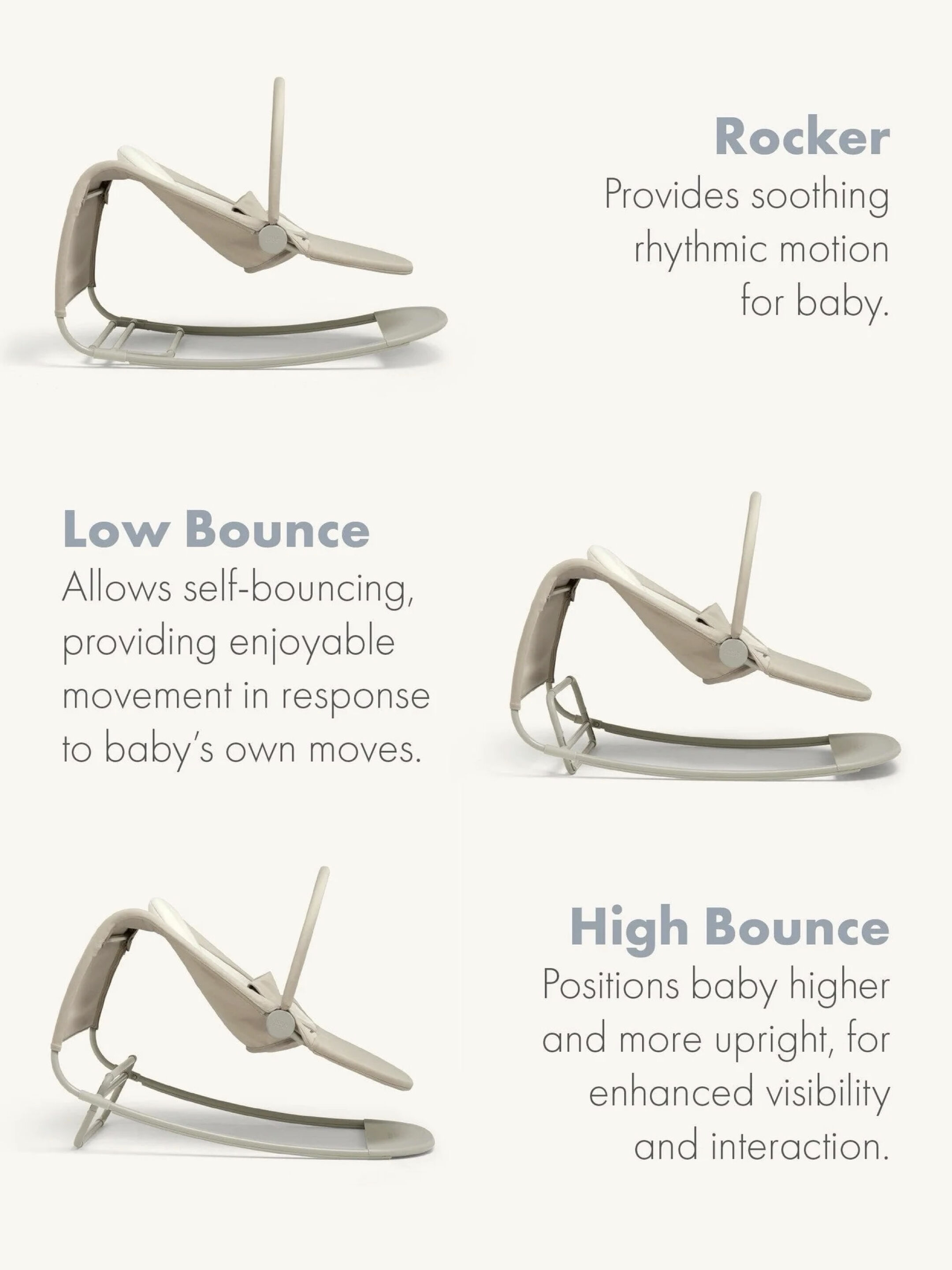 كرسي هزاز تيمبو 3 في 1 - بيج image number 2