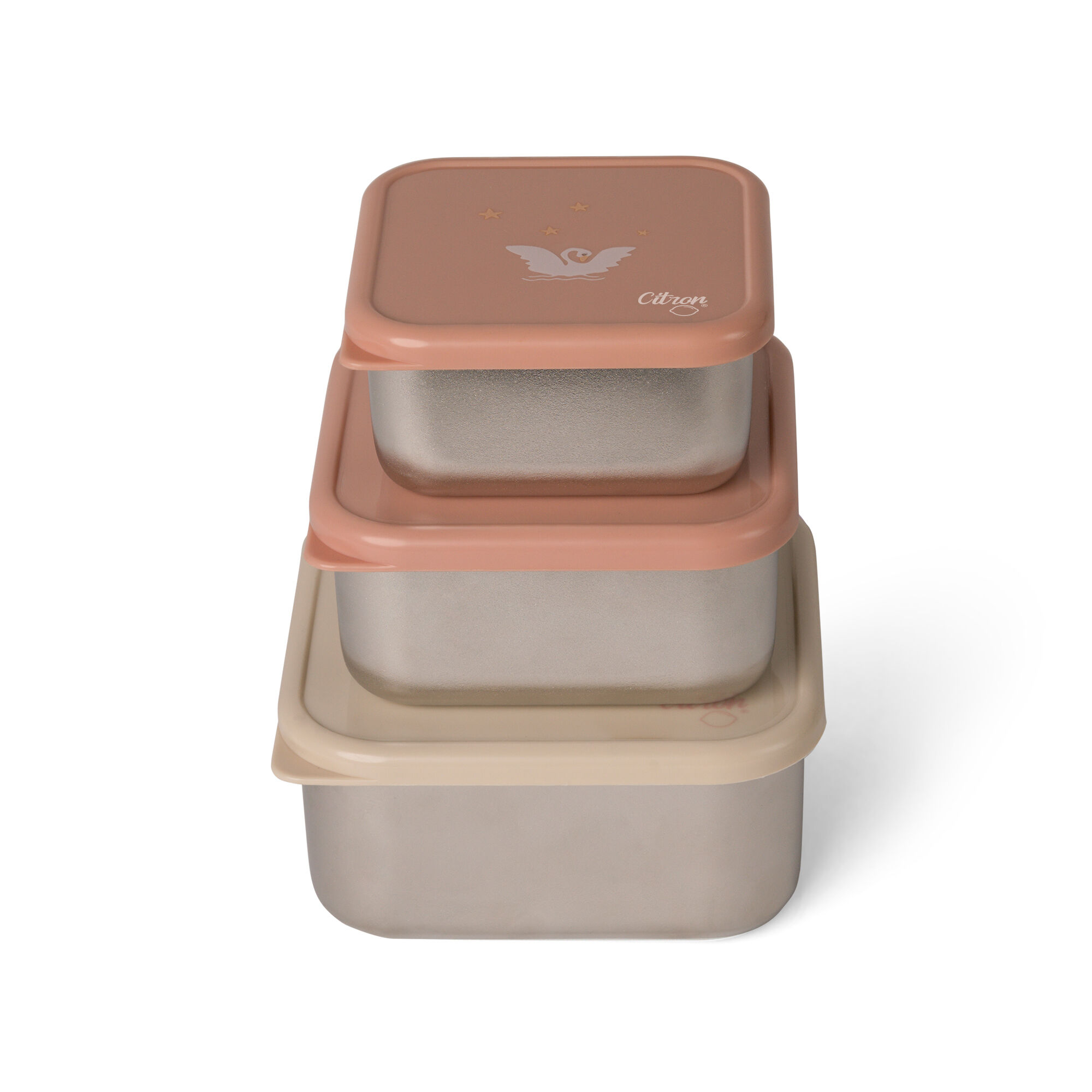 صندوق غداء سيترون قابل للتكديس ستانلس ستيل image number 1