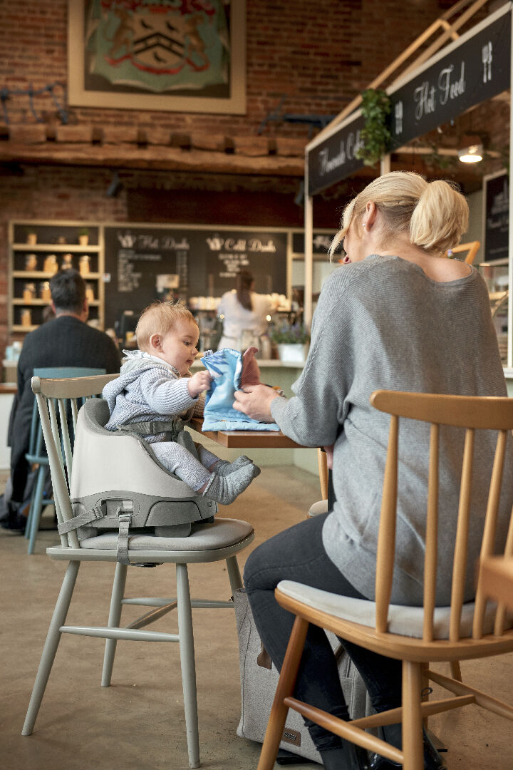 مقعد باغ داعم وأرضي 3 في 1 بصينية ألعاب - بيبل image number 6