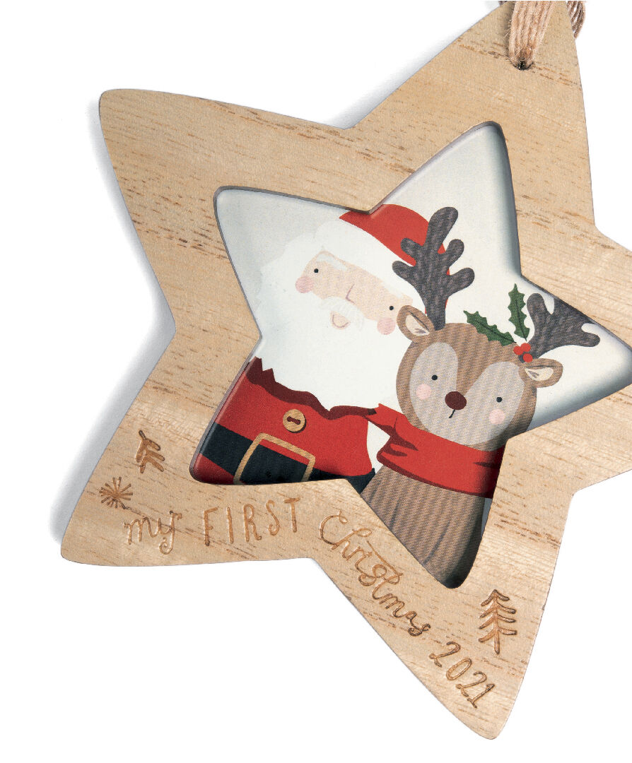 إطار صور معلق بتصميم نجمة image number 2