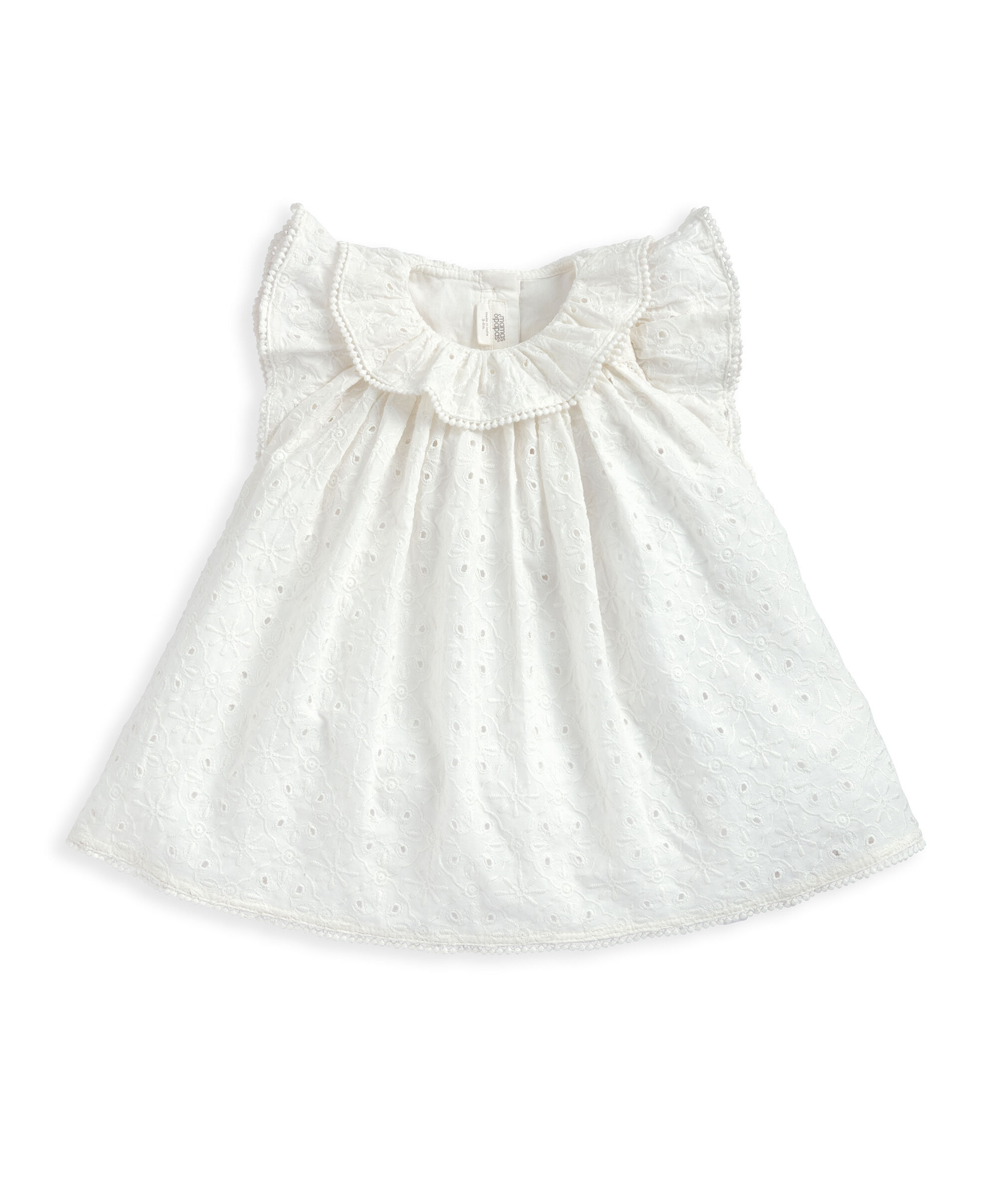 أفرول بنمط فستان مطرز image number 2