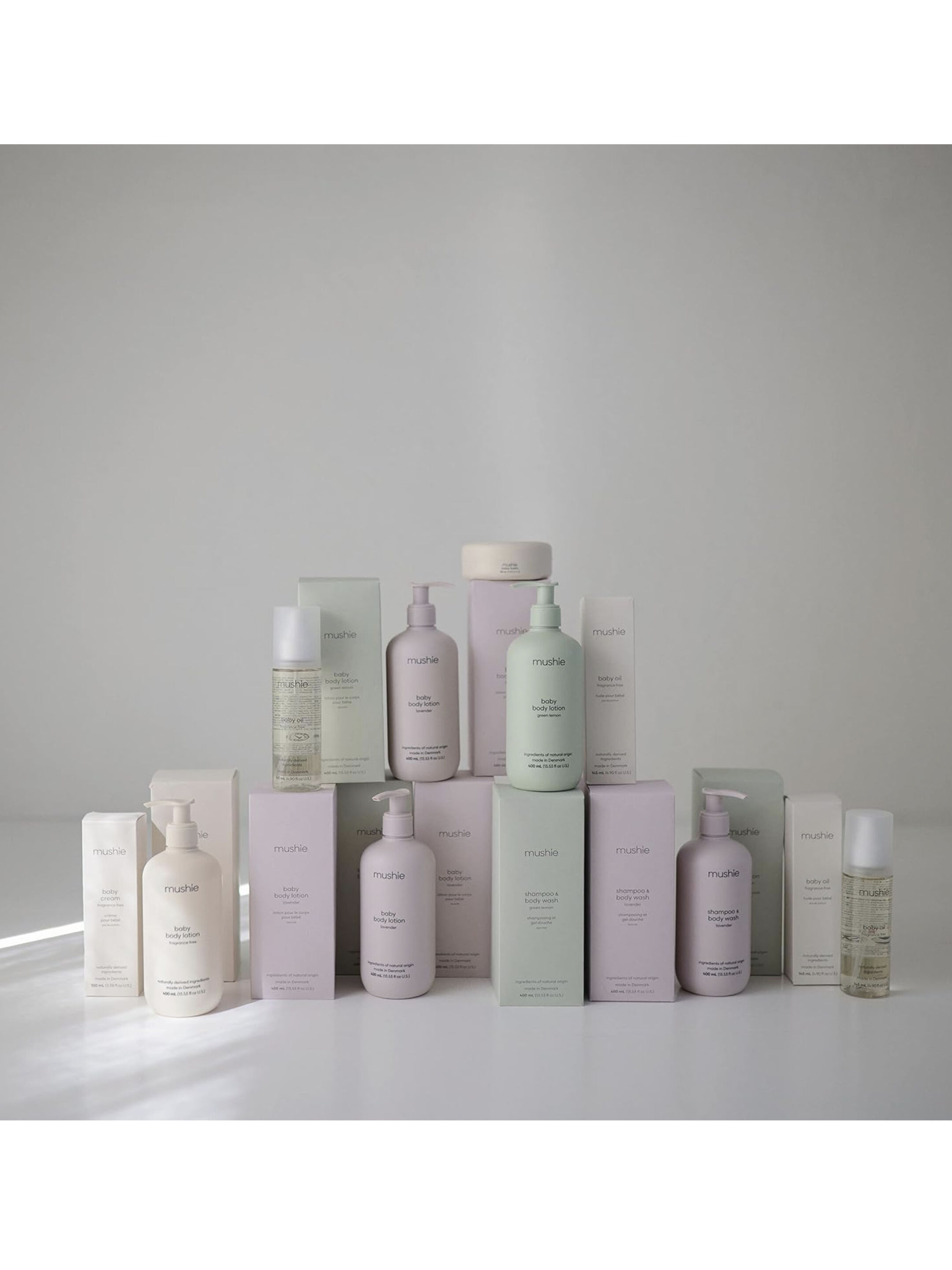 Mushie Baby Shampoo & Body Wash Lavender (Cosmos) - 400 ml (8 pcs) image number 6
