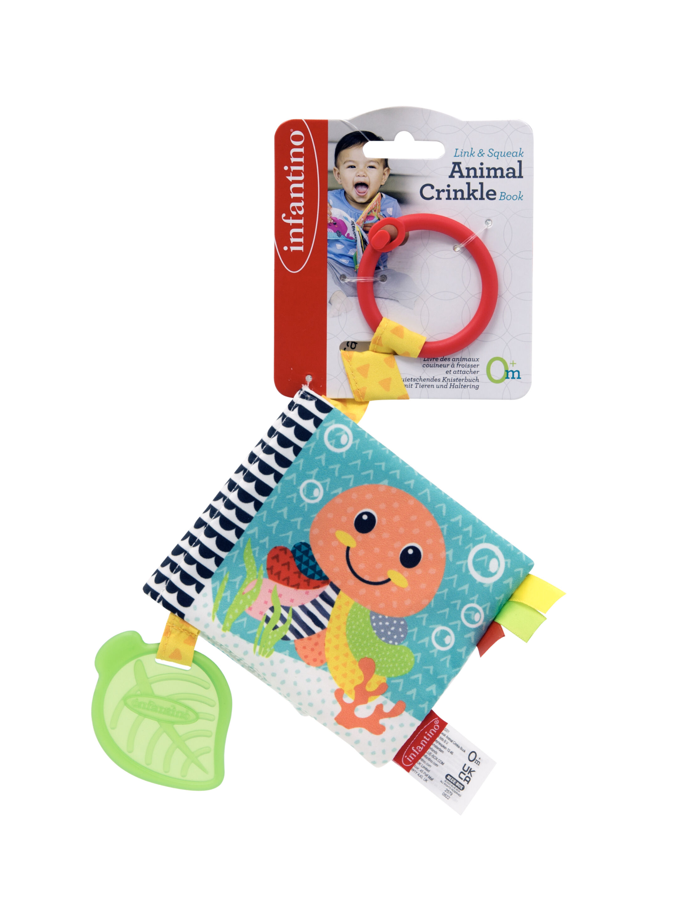 كتاب بتصميم حيوانات بخشخشة وحلقات من إنفانتينو image number 3