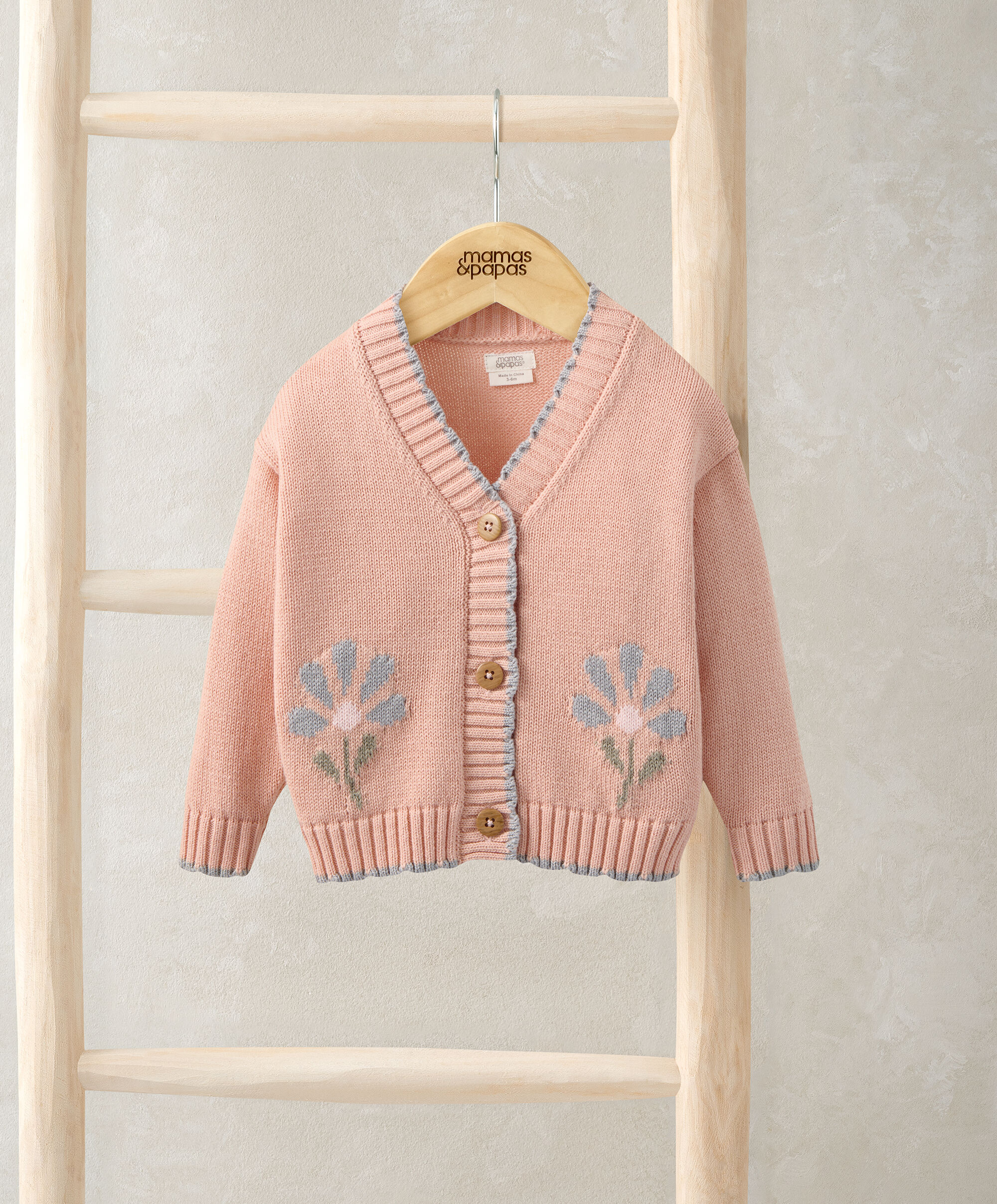 Flower Scallop Cardigan