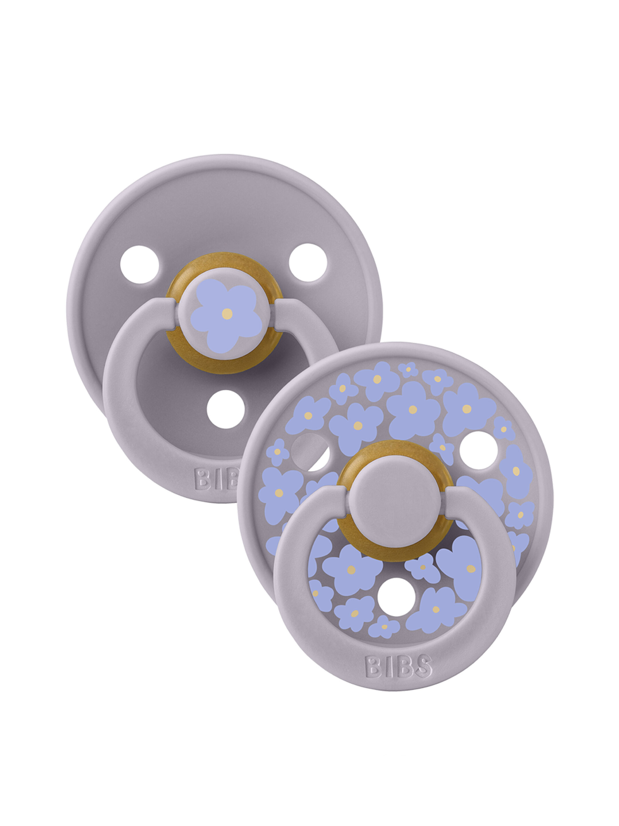 مجموعة لهايات بيبس كولور ديزي لاتكس مقاس 1 للأطفال منذ الولادة بلون رمادي متنوع - قطعتان image number 1