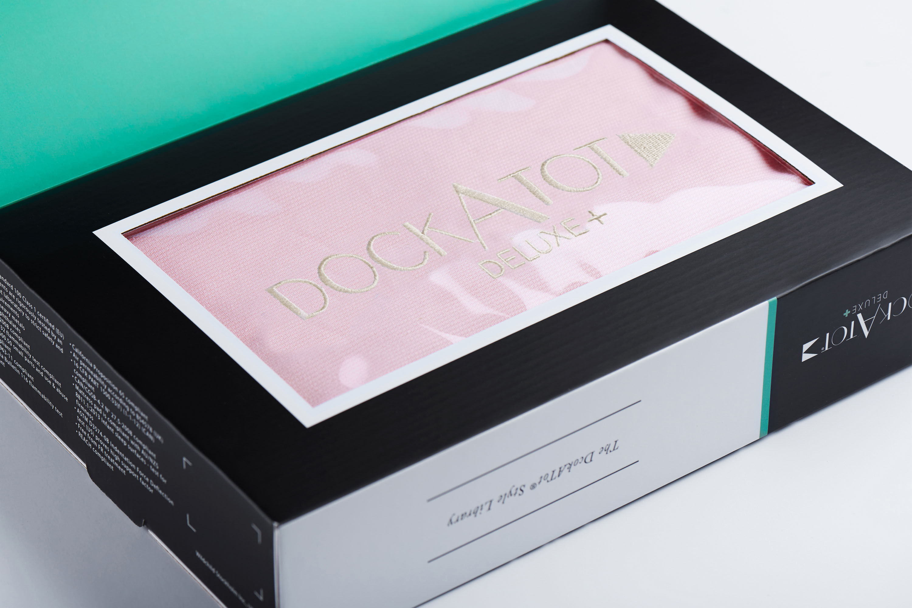 غطاء مهد ديلوكس+ من دوك ايه توت - ستروبيري كريم image number 1