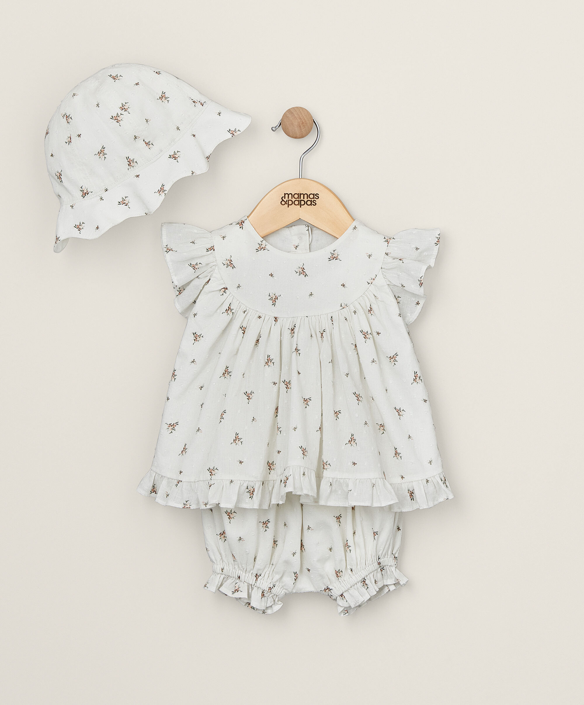 طقم بنقشة زهور - 3 قطع image number 1