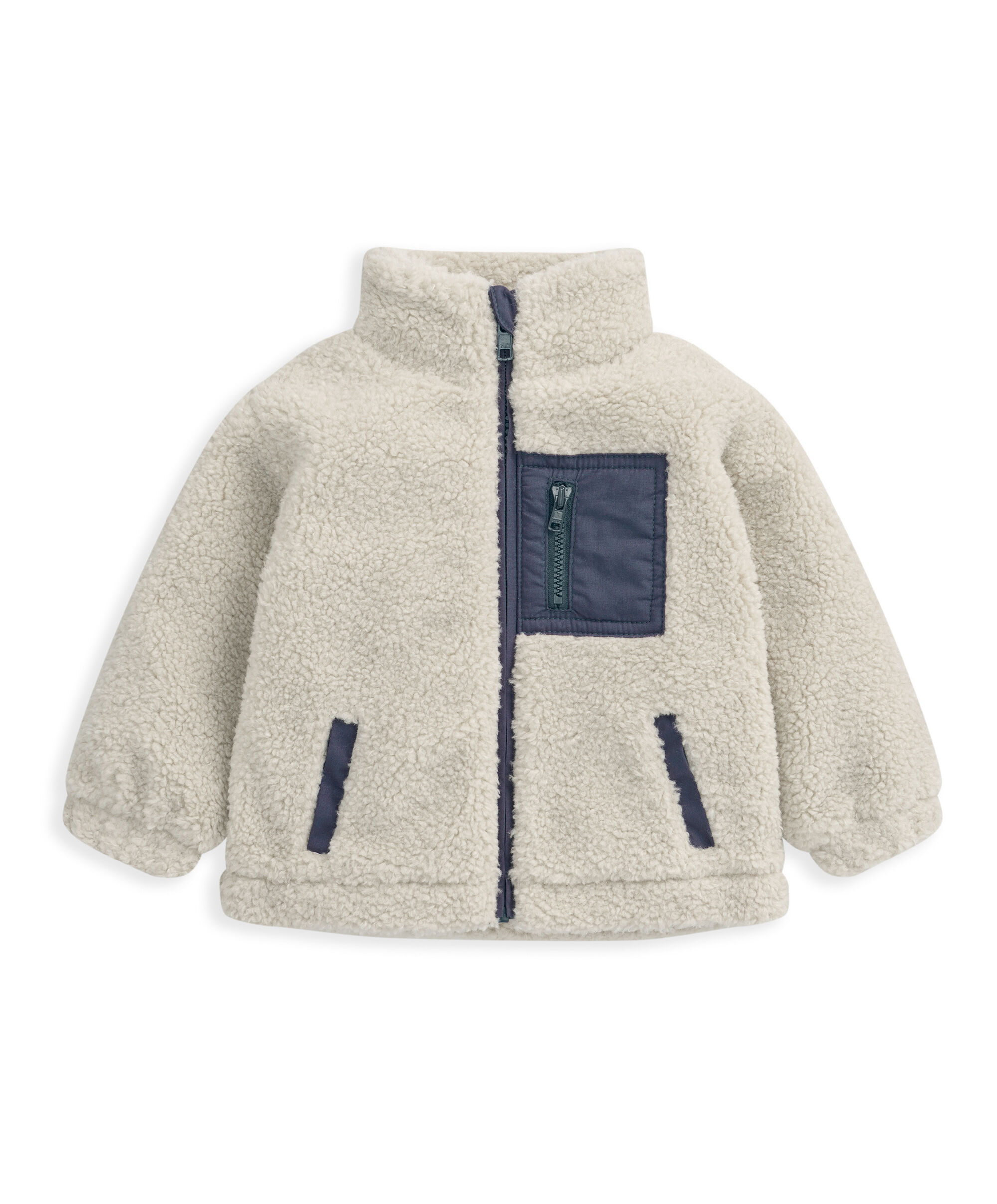 جاكيت صوف ناعم بسحّاب image number 2