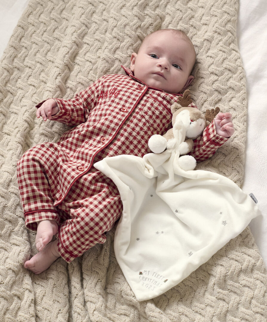 لحاف بدمية غزال الرنة للكريسماس image number 3