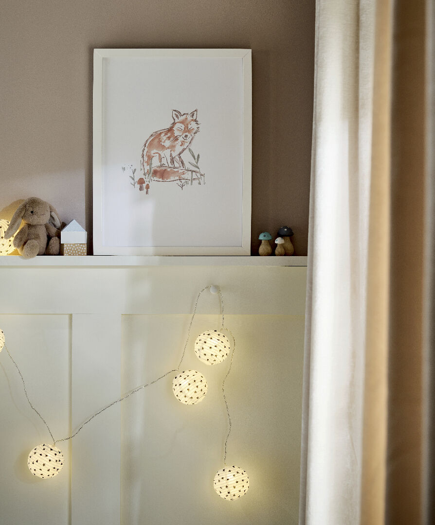 زينة حائط معلقة بنقشة ثعلب