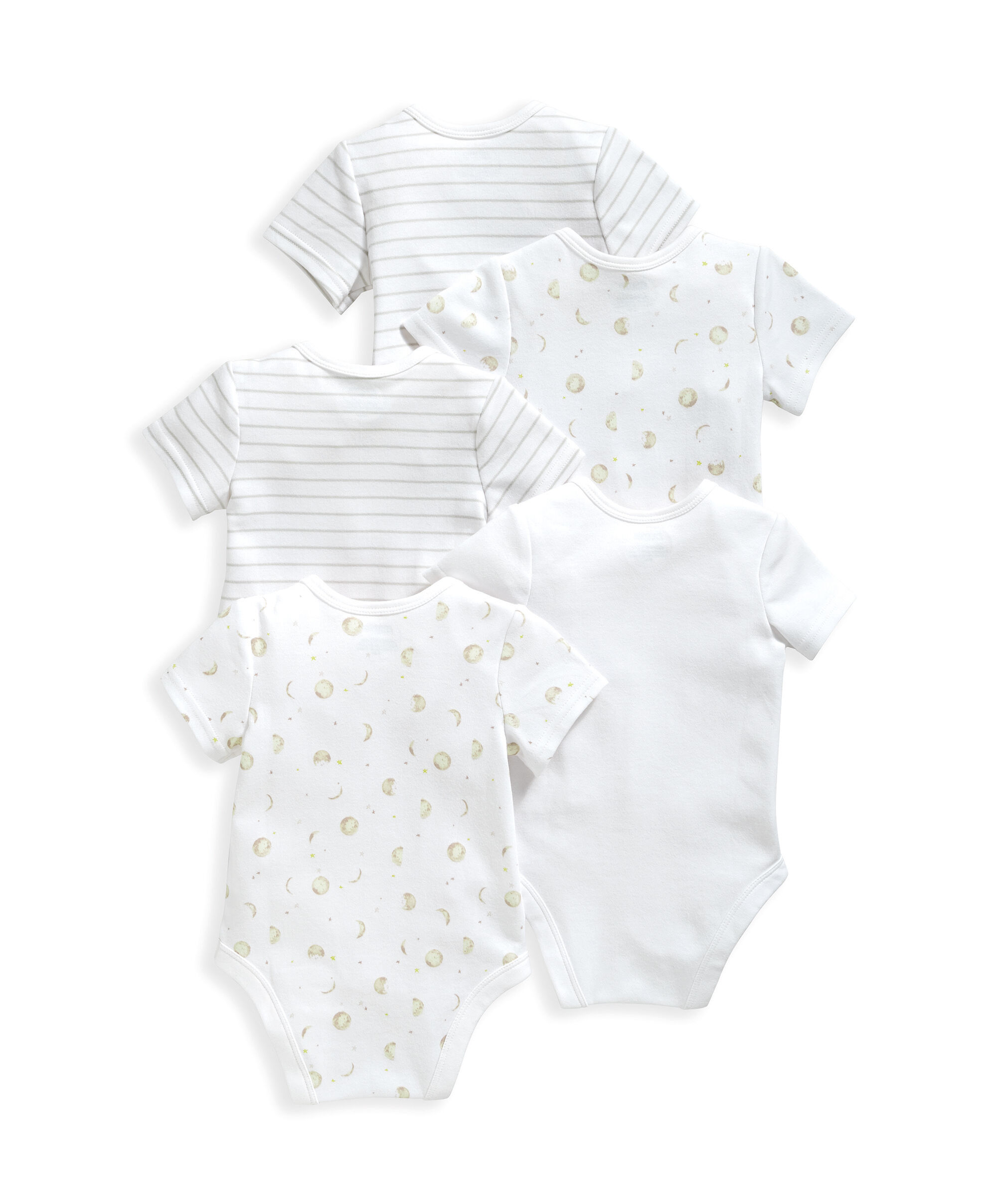 طقم لباس قطعة واحدة بنقشة نجوم - 5 قطع image number 3