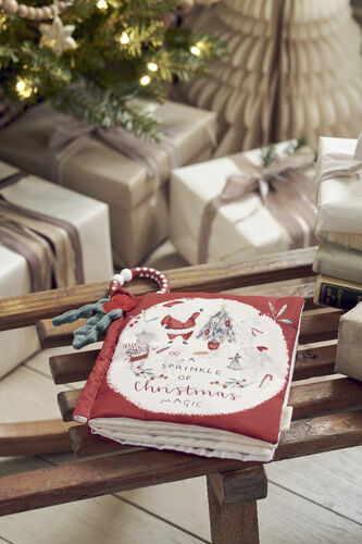 كتاب أنشطة أحمر بنقشة "سبرينكل اوف كريسماس" image number 1