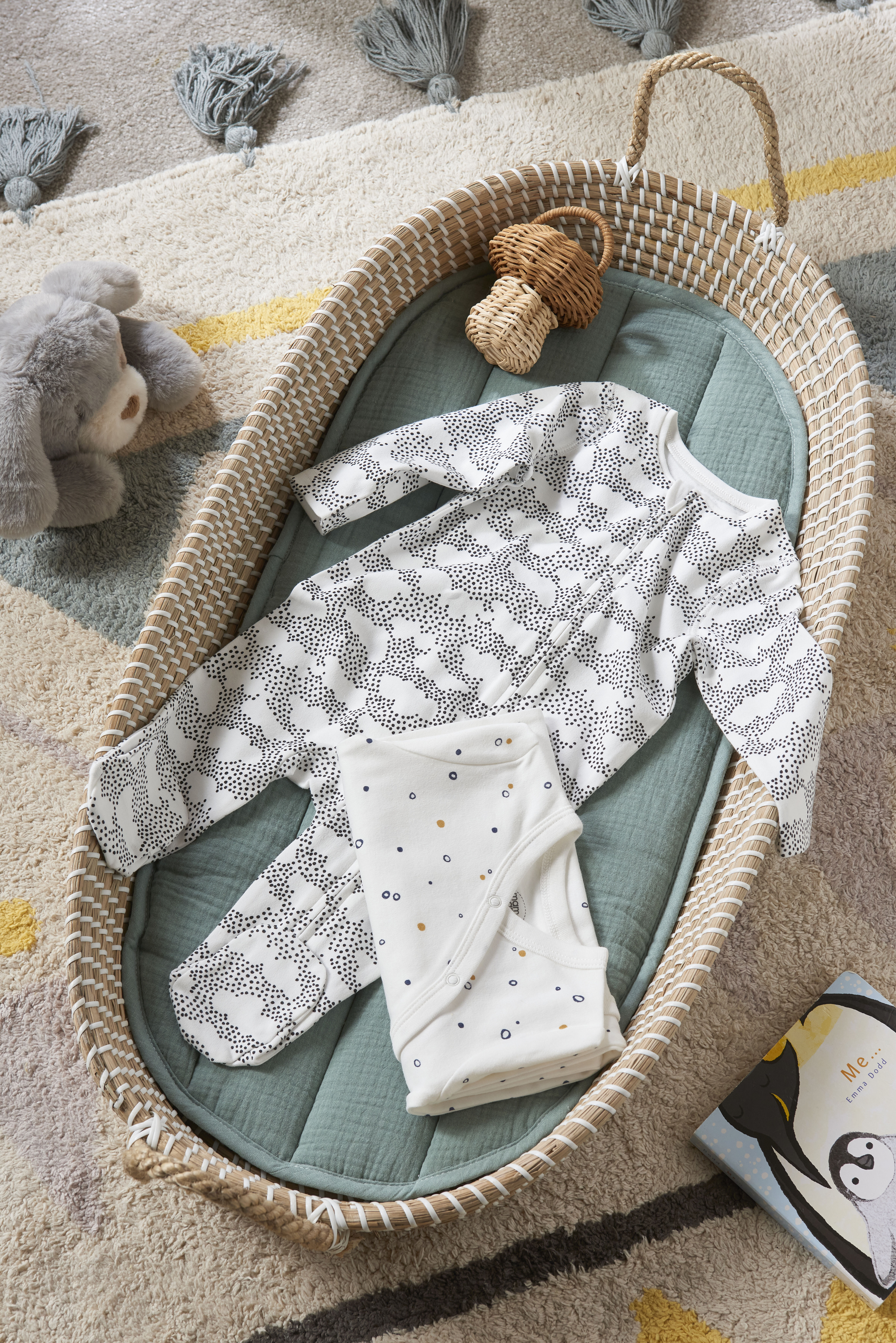 لباس الكل في واحد بتصميم ملفوف وعبارة I Love You More image number 5