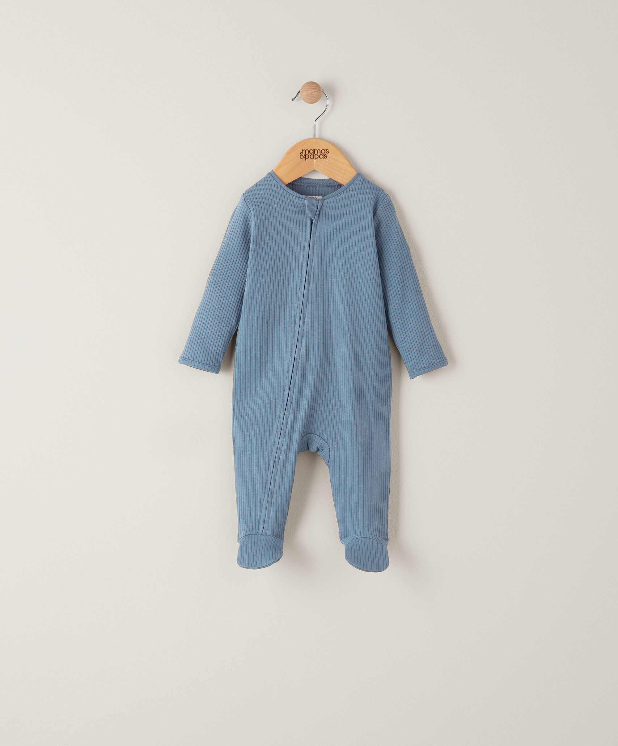 لباس الكل في واحد بسحّاب - أزرق بترولي image number 1