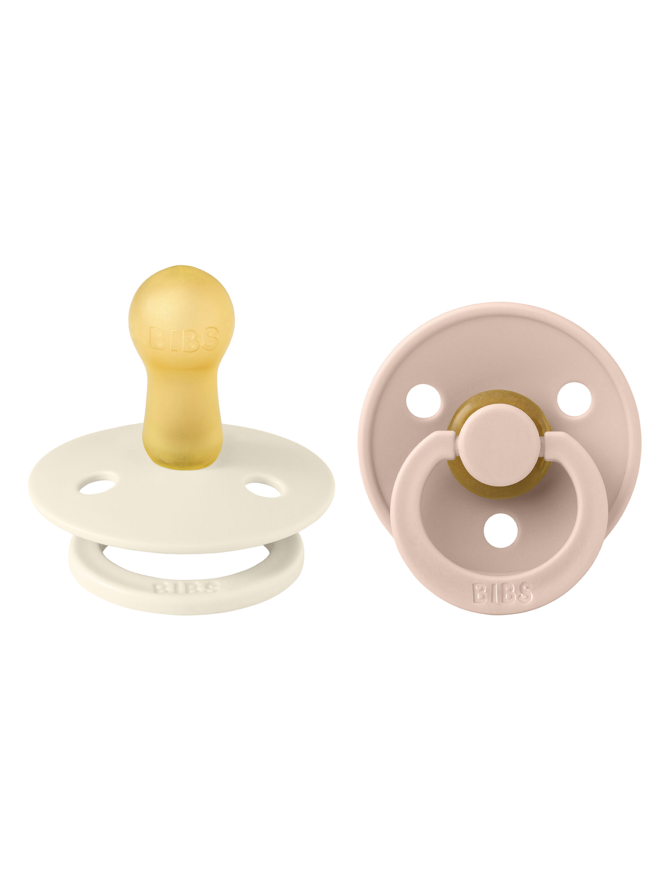 طقم لهايات كولور للأطفال أكبر من 6 شهور من بيبس- قطعتان بلون عاجي ووردي image number 1