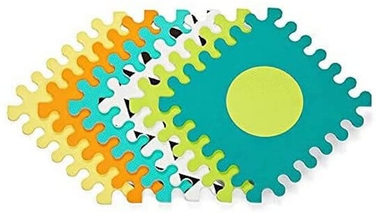 سجادة غاغا بتصميم أحجية فوم لين من إنفانتينو - 6 قطع image number 1