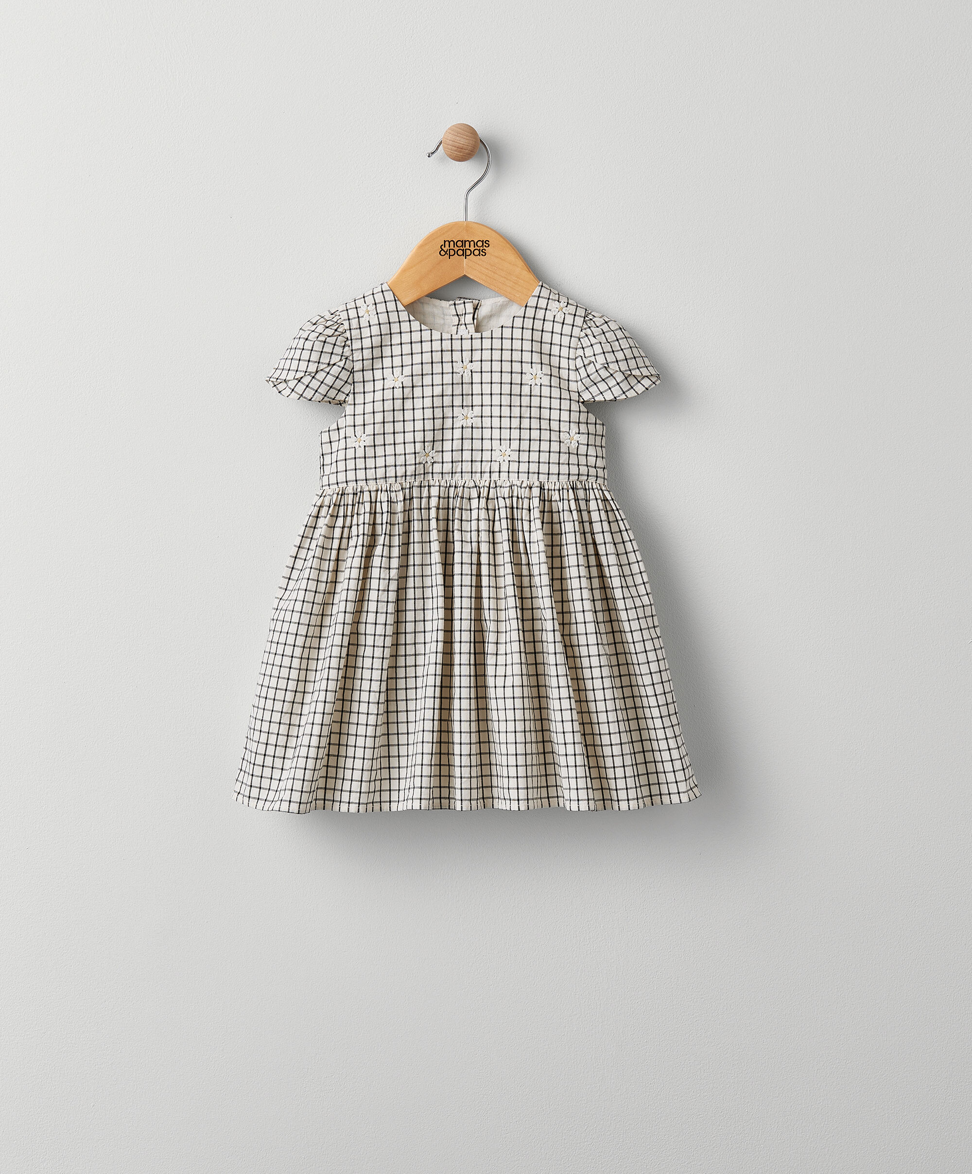 فستان بنقشة مربعات image number 1