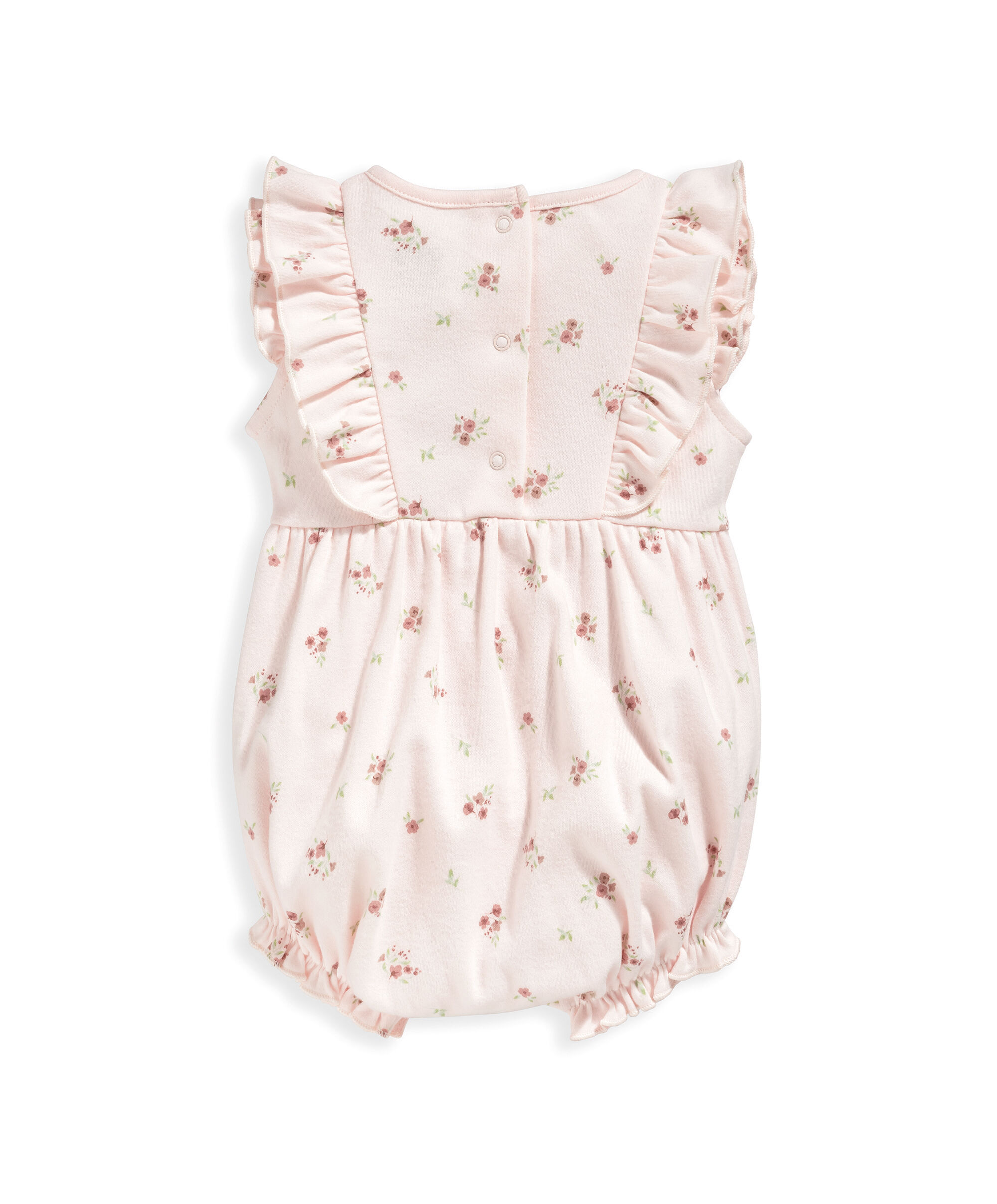 رومبر قصير بنقشة زهور بدون أكمام image number 3