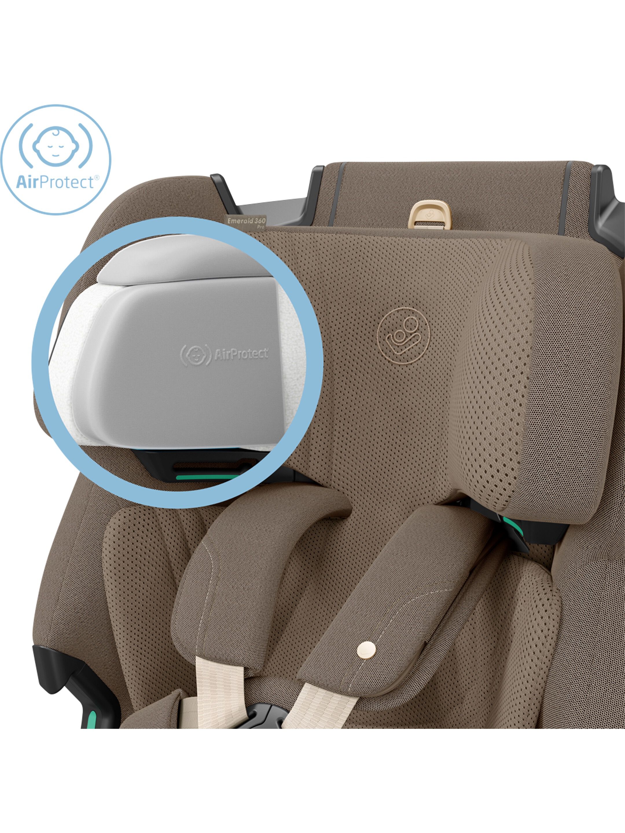 Maxi-Cosi Emerald 360 Pro All-in-One Car Seat - Authentic Truffle image number 10