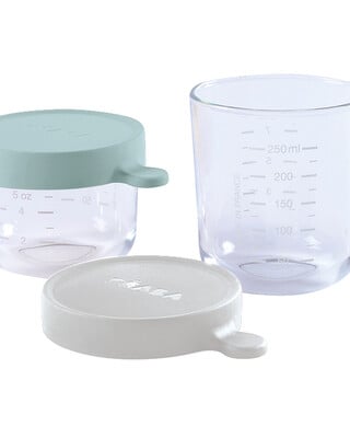 Beaba Conservation Jar Glass Set of 2 150ml / 250ml