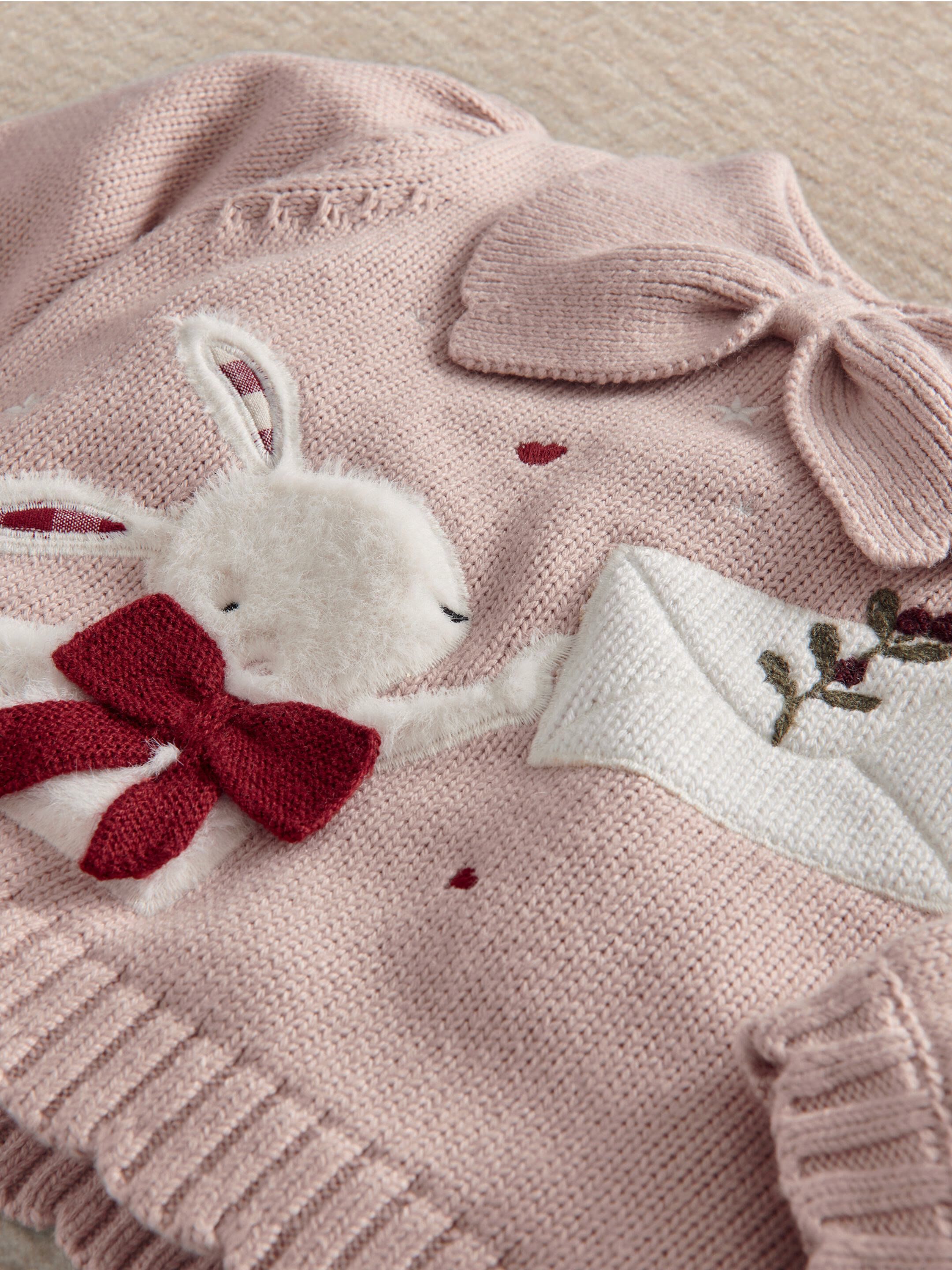 Knitted Bunny Jumper image number 5