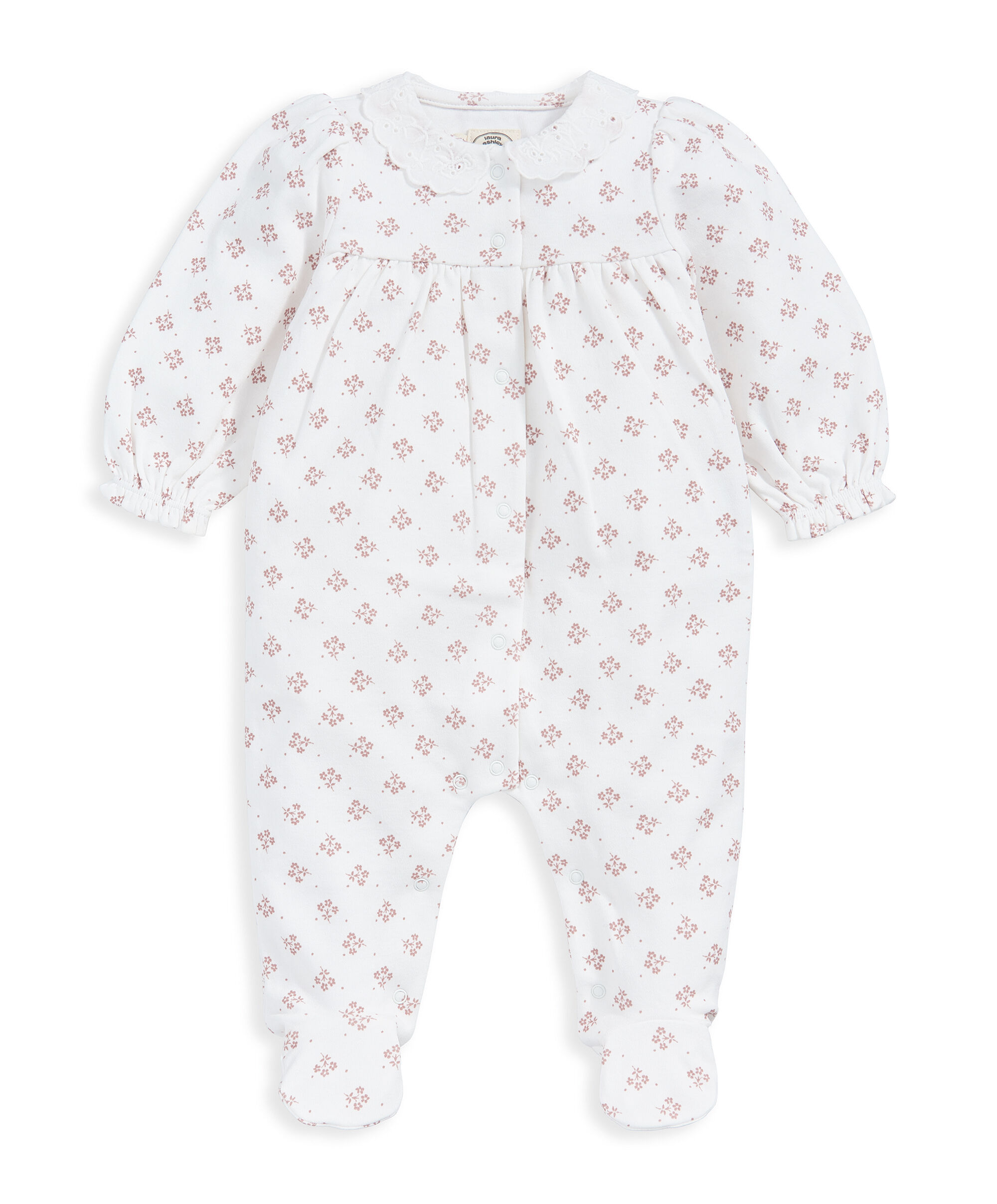 لباس الكل في واحد بياقة بتطريز إنجليزي image number 2