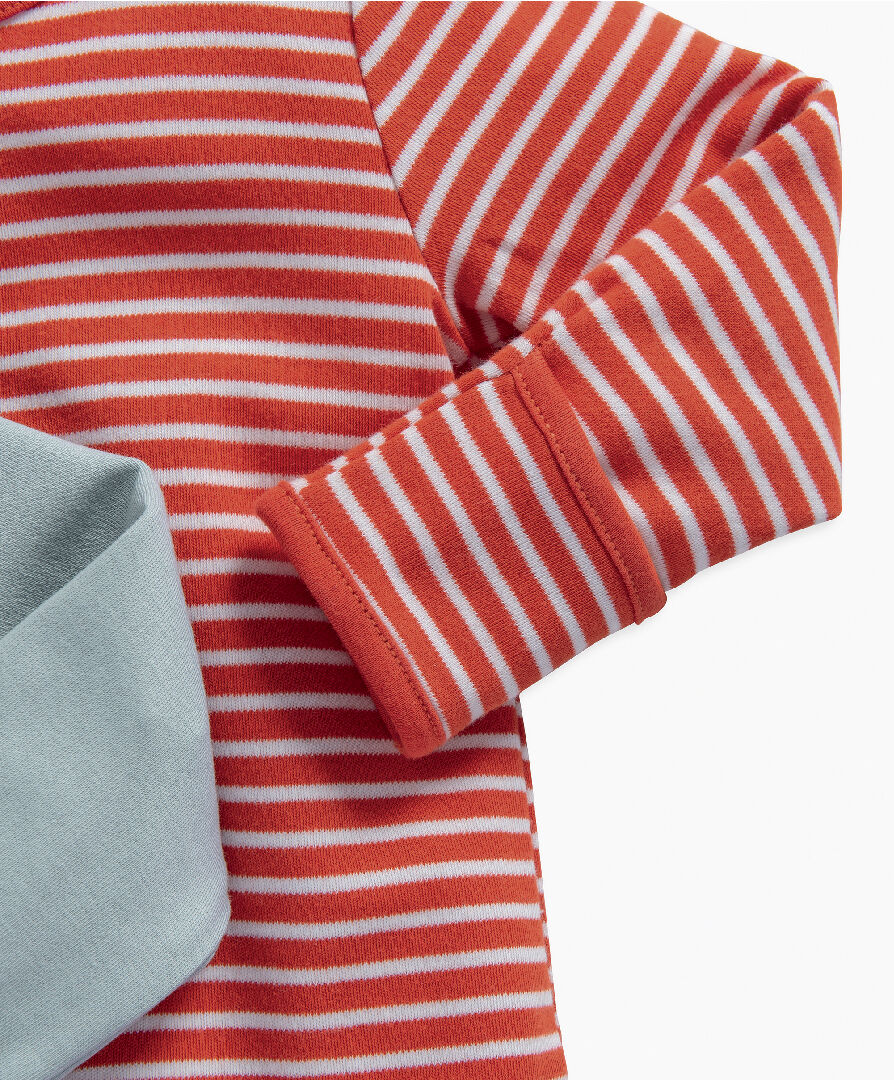 طقم بيجاما قطعة واحدة بنقشة وسائل مواصلات- 3 قطع image number 3