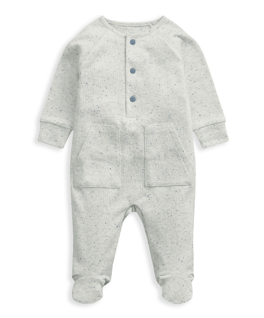 لباس الكل في واحد جيرسيه بنقشة منقطة image number 2