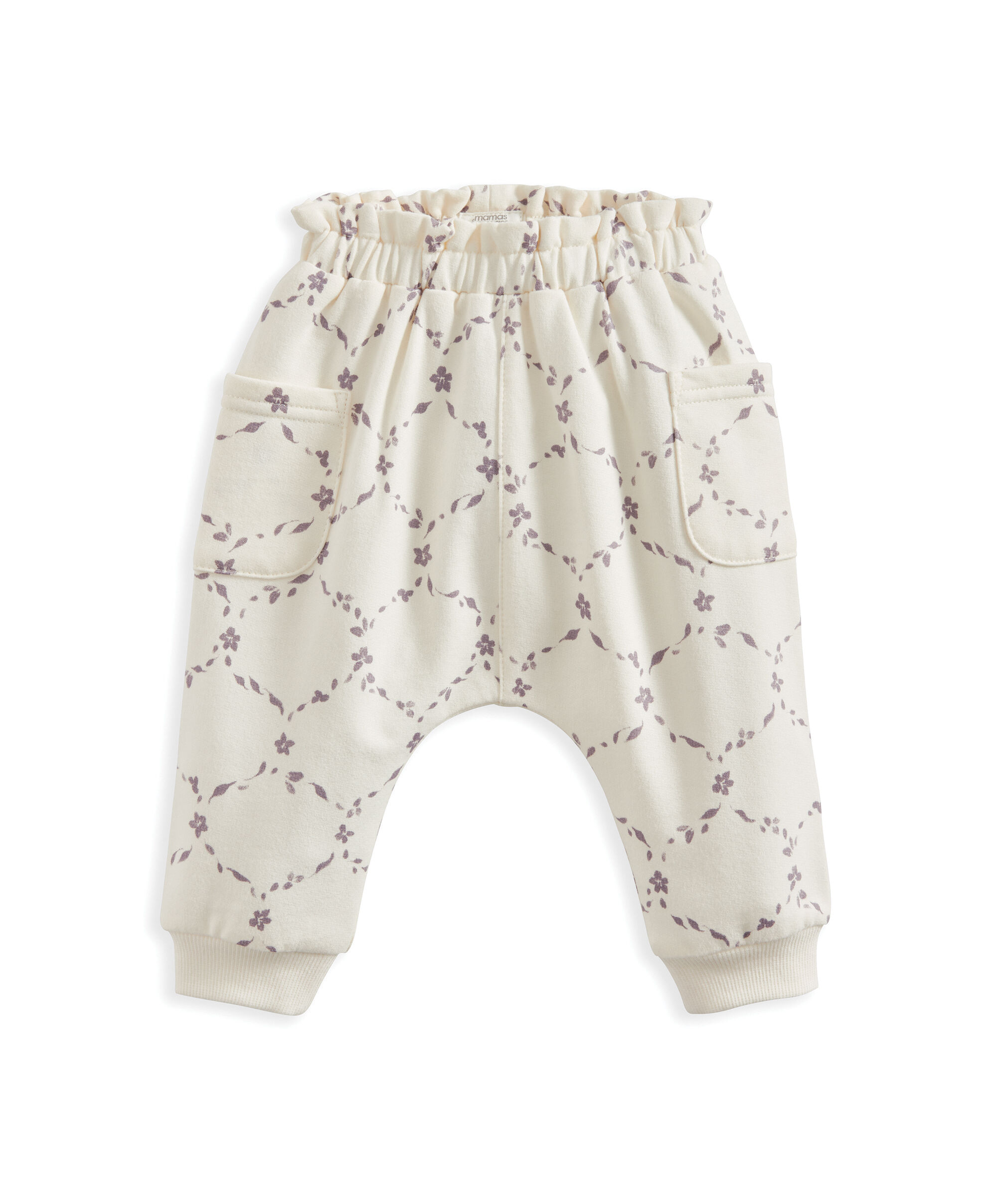 بنطال رياضي بطبعة تعريشة زهور image number 1