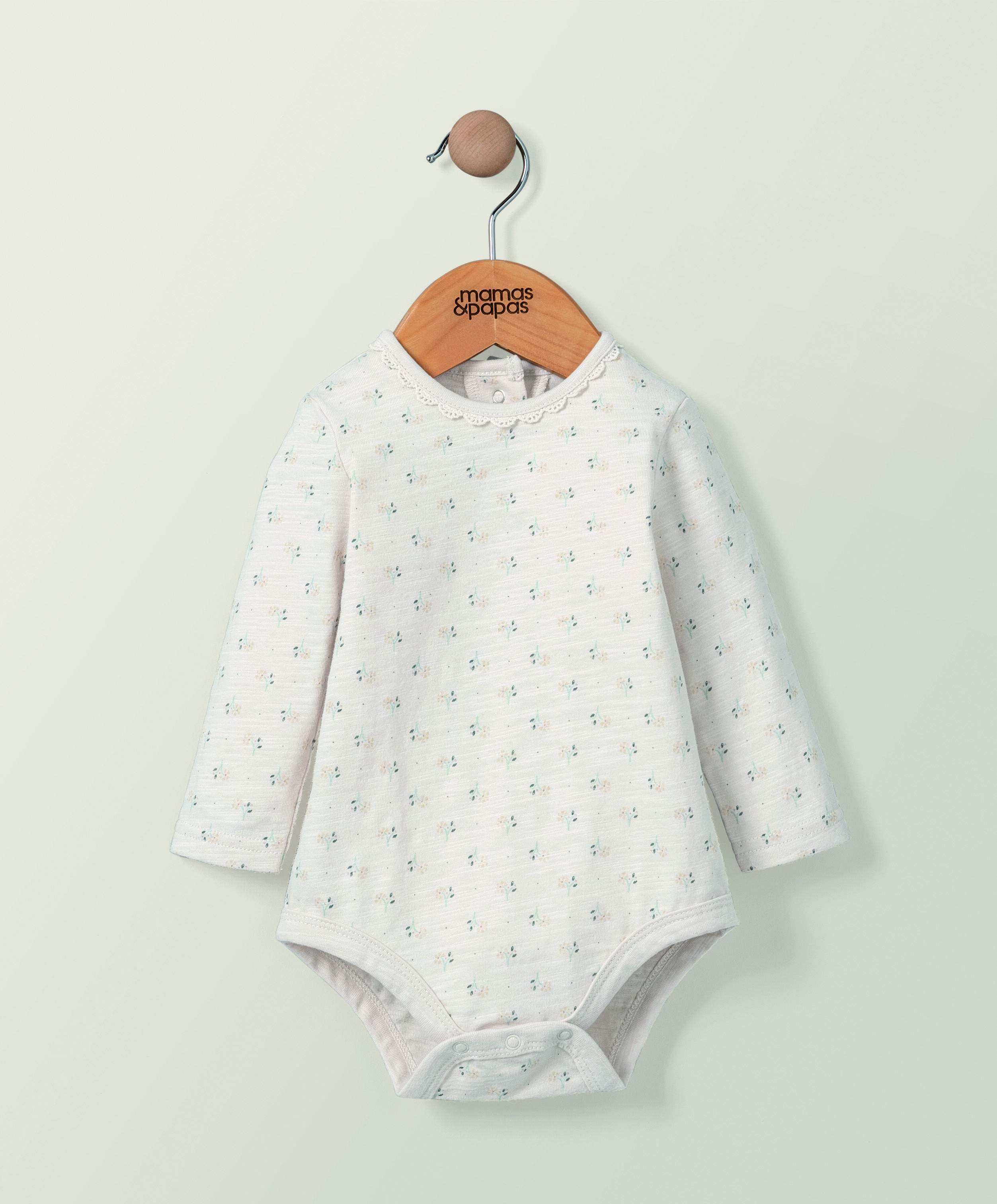 لباس قطعة واحدة جيرسيه ناعم بنقشة بالكامل