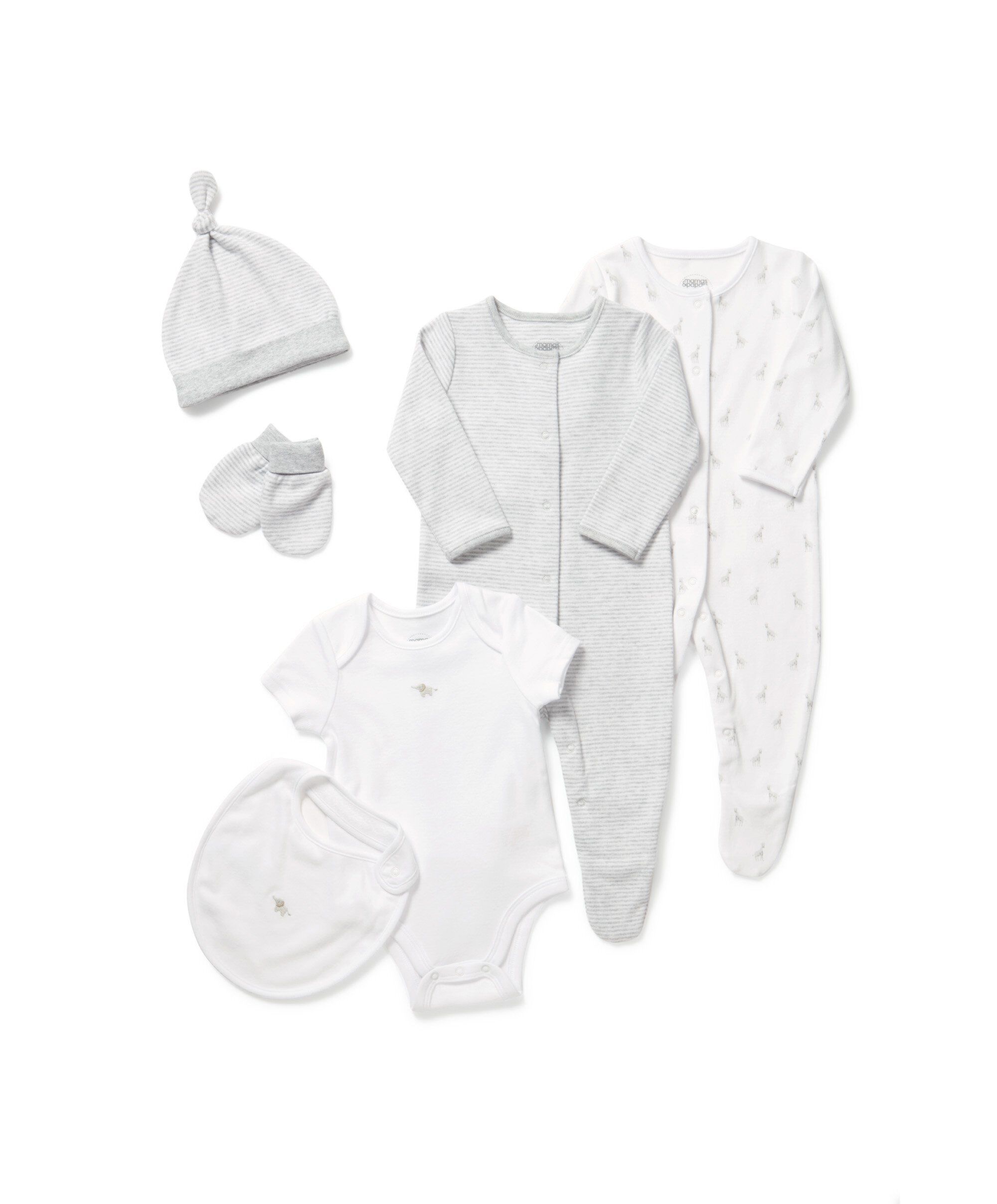 طقم جيرسيه بنقشة زرافة - 6 قطع image number 1