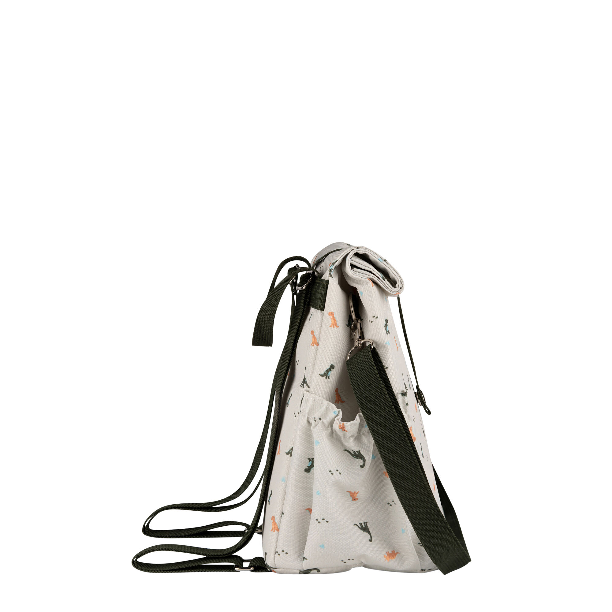 حقيبة غداء عازلة للحرارة بتصميم ملفوف من سيترون - نقشة ديناصور image number 4