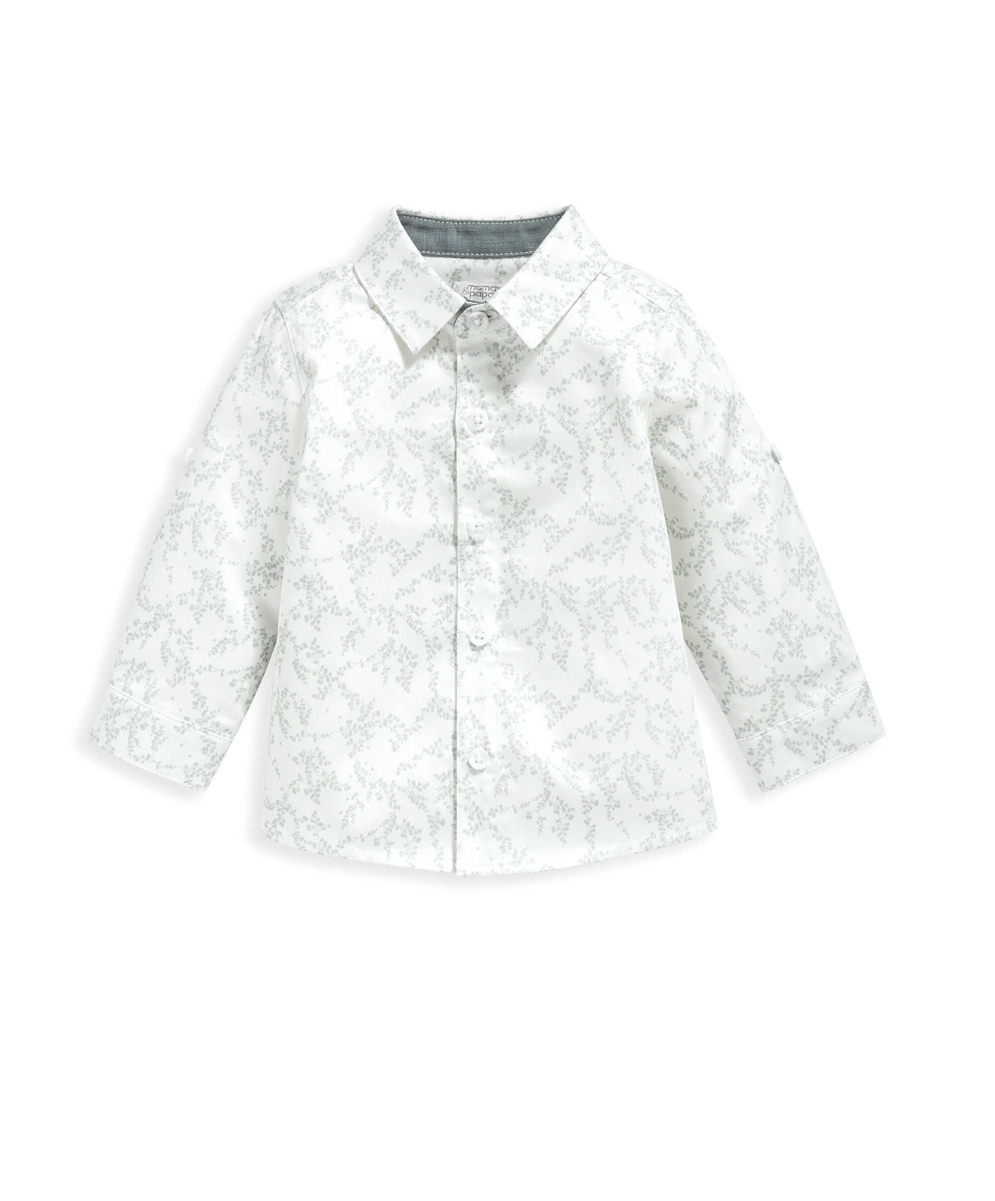 قميص بطبعة أوراق شجر image number 2