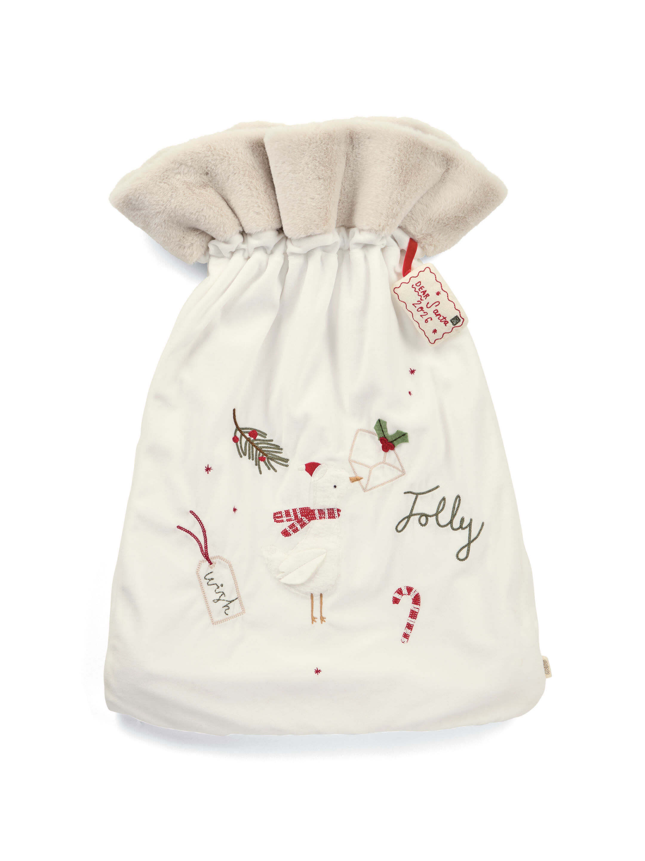 Large Sack - White Emb Personalisable