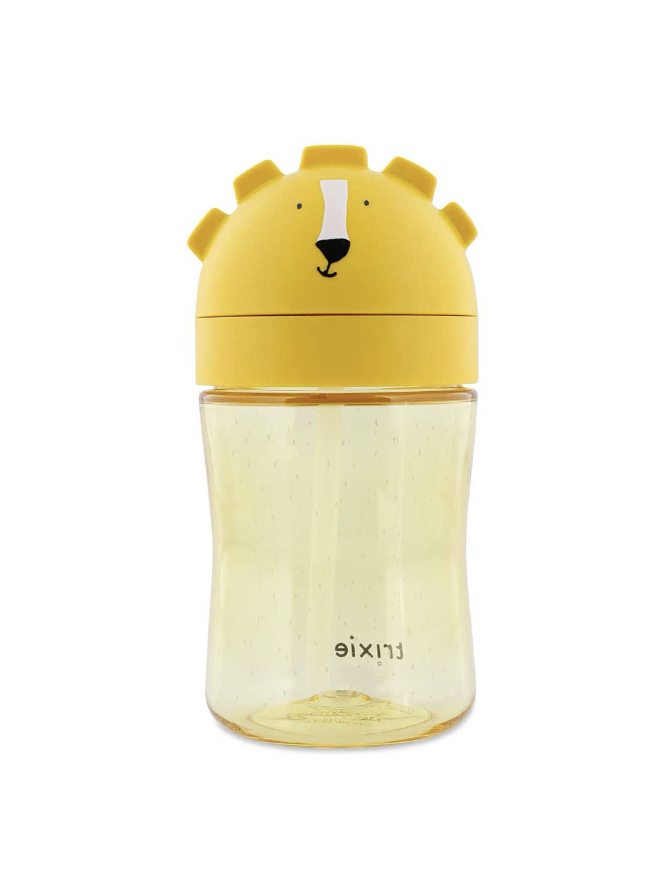 Trixie Tritan&trade; Spill Proof Straw Bottle - 300ml - Mr. Lion image number 2