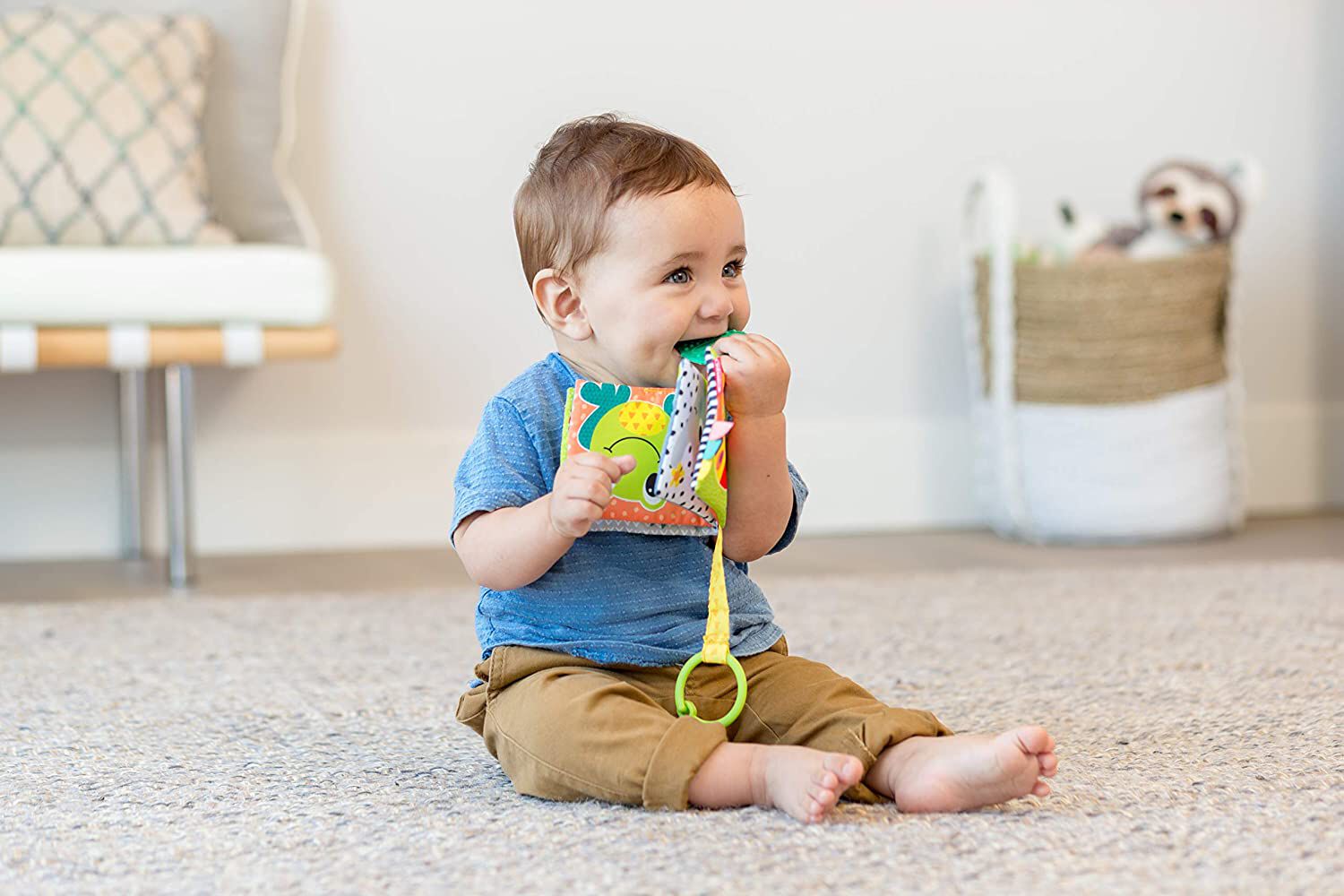 كتاب تعلم العد بتصميم حيوانات بخشخشة وحلقات من إنفانتينو image number 3