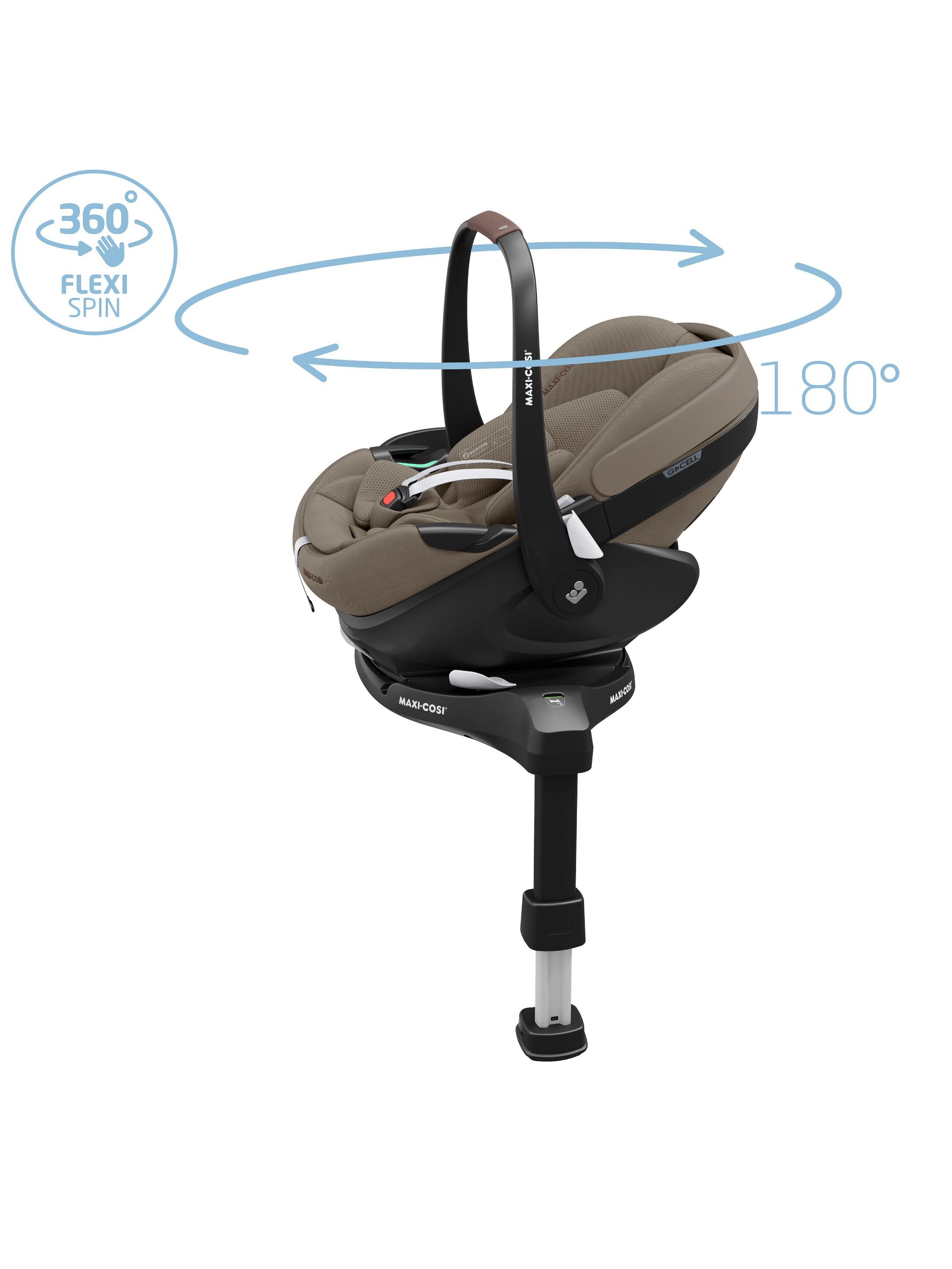 Maxi-Cosi Pebble 360 Pro&sup2; Infant Car Seat - Twillic Truffle image number 4