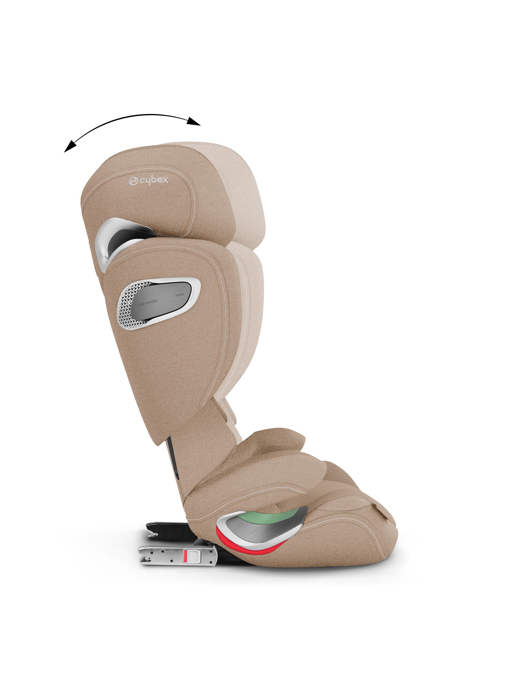 مقعد سيارة سوليوشن تي آي-فيكس بلس/كوزي بيج - سايبكس image number 3