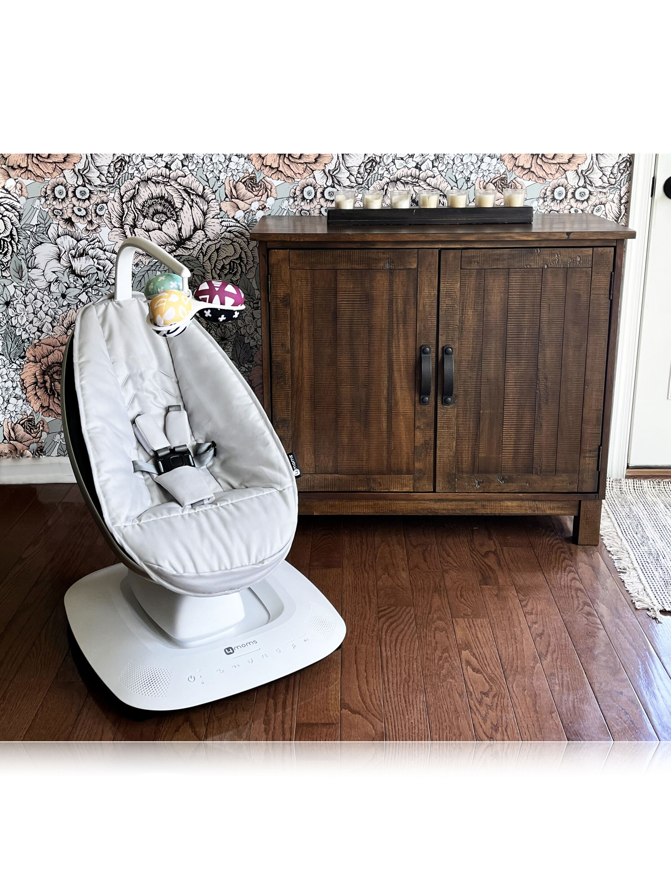 كرسي هزاز مامارو بحركات متعددة 5.0 من فور ممز - رمادي image number 3