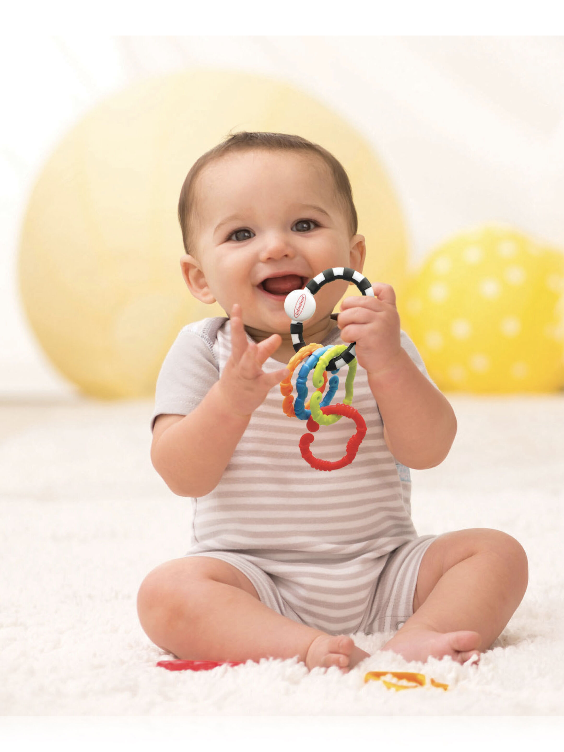 مجموعة حلقات ملونة من إنفانتينو - 9 قطع image number 2