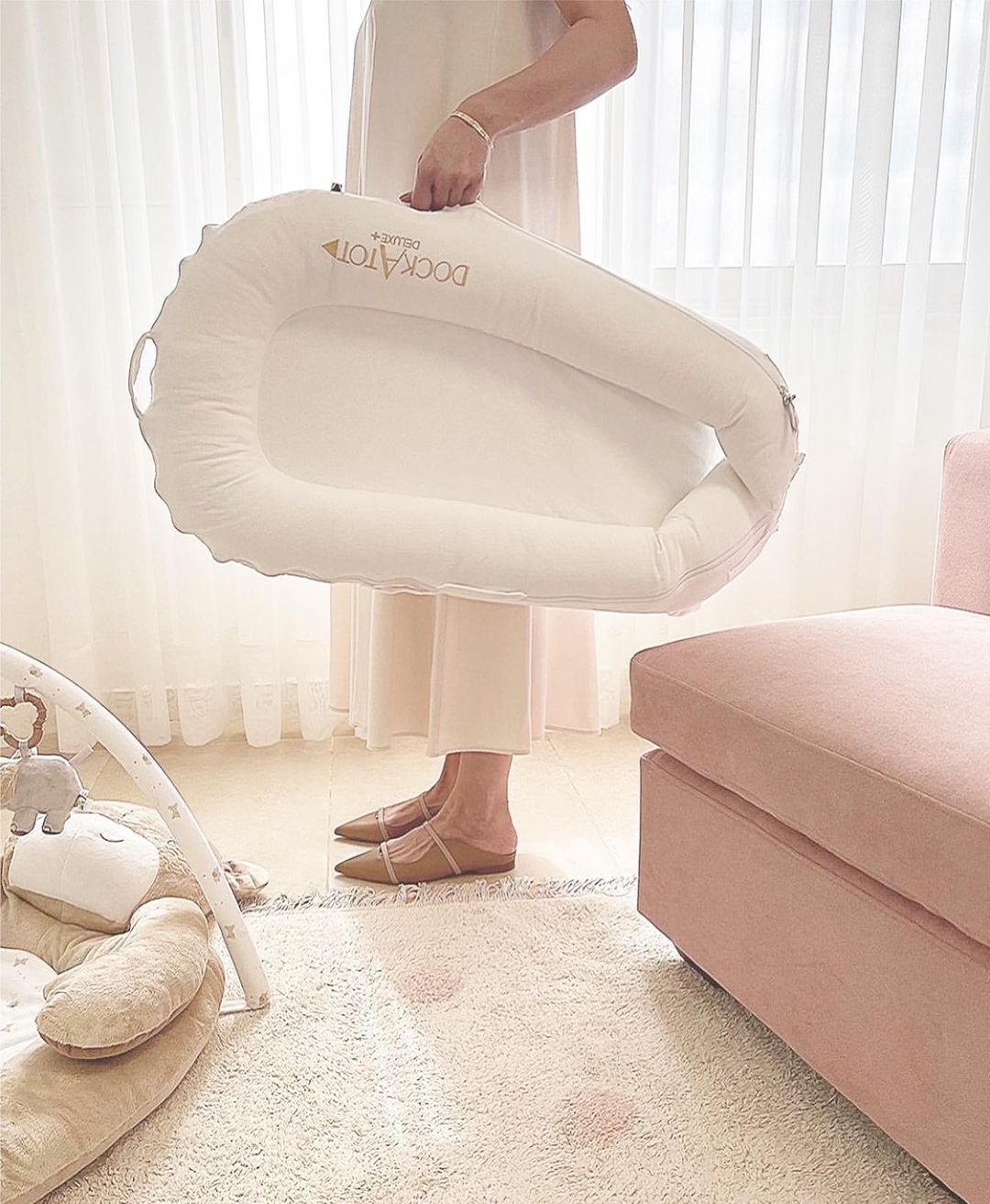 DockATot Deluxe+ Pod Pristine White image number 2