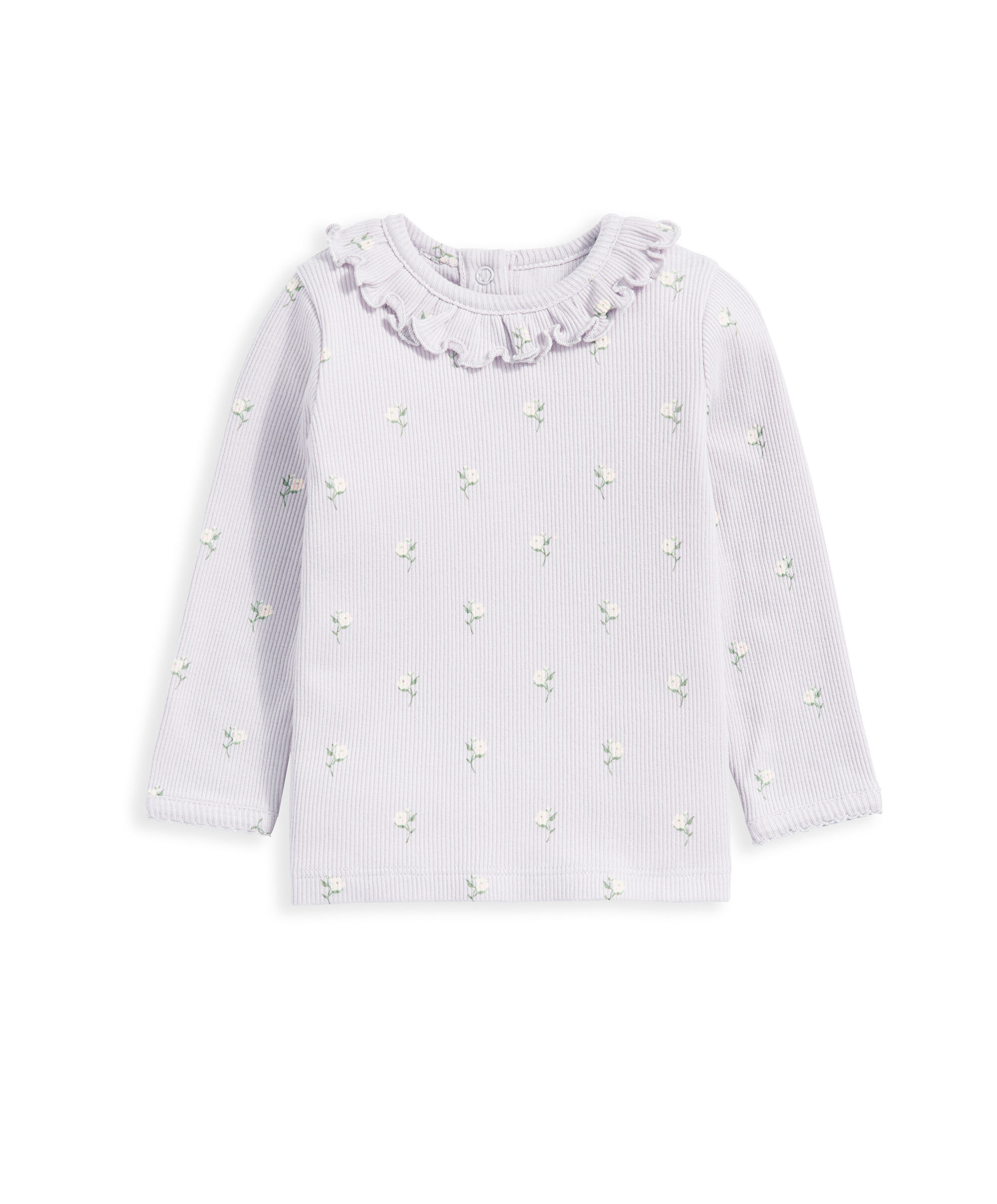 تي شيرت بتطريز زهور image number 2