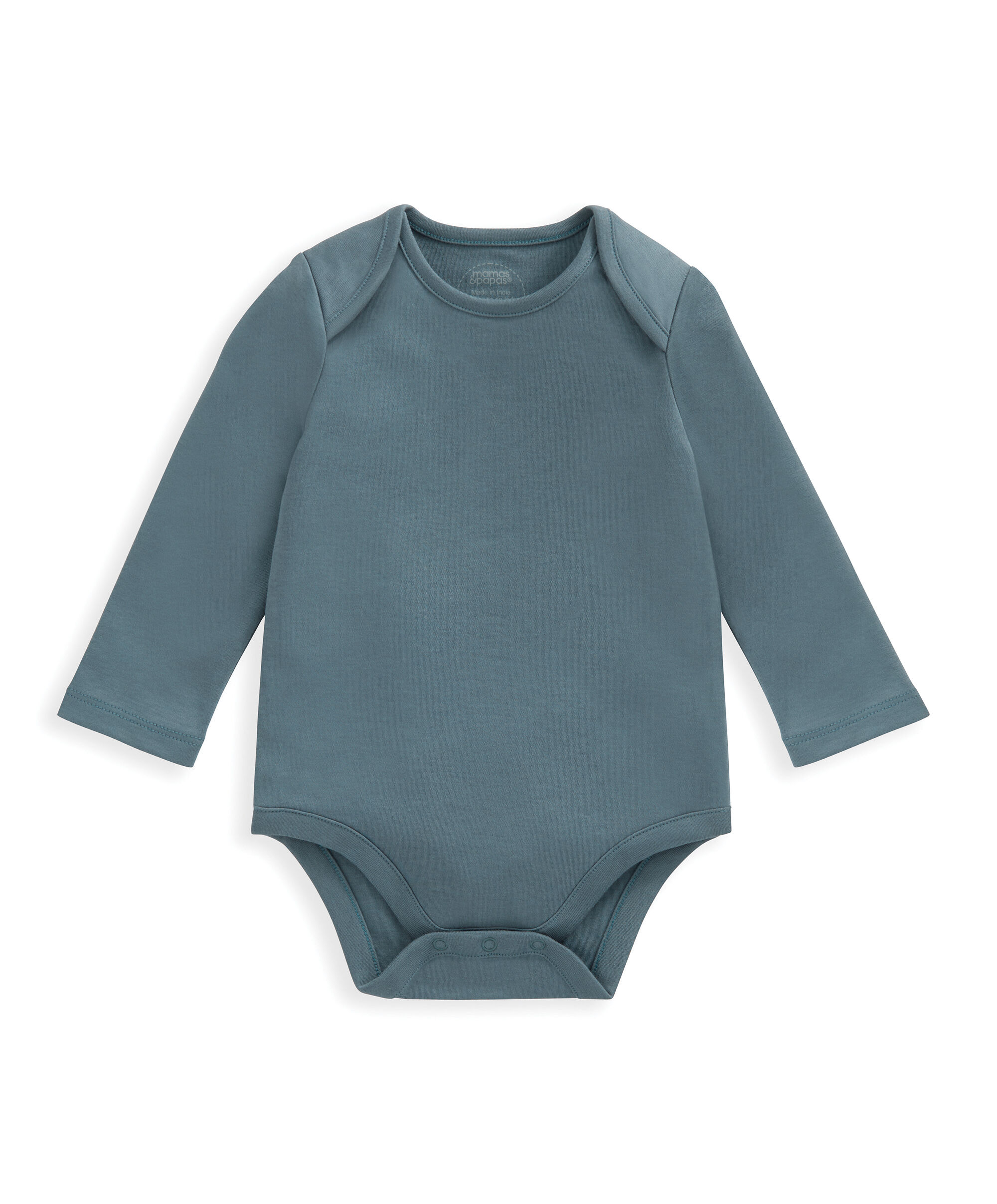 طقم دنغري مخطط ولباس قطعة واحدة - أزرق image number 2