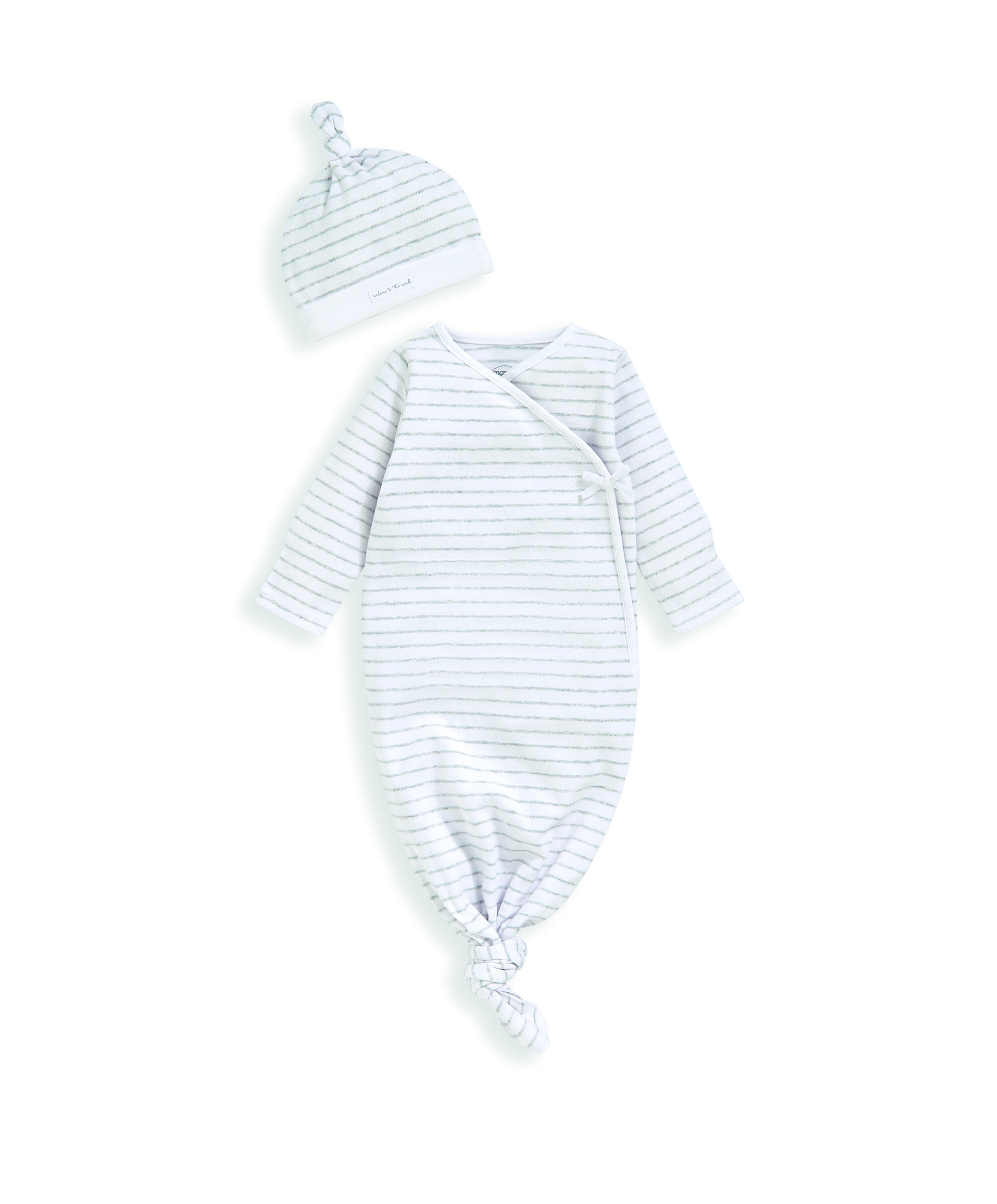 طقم الكل في واحد بعقدة وخطوط - قطعتان image number 2